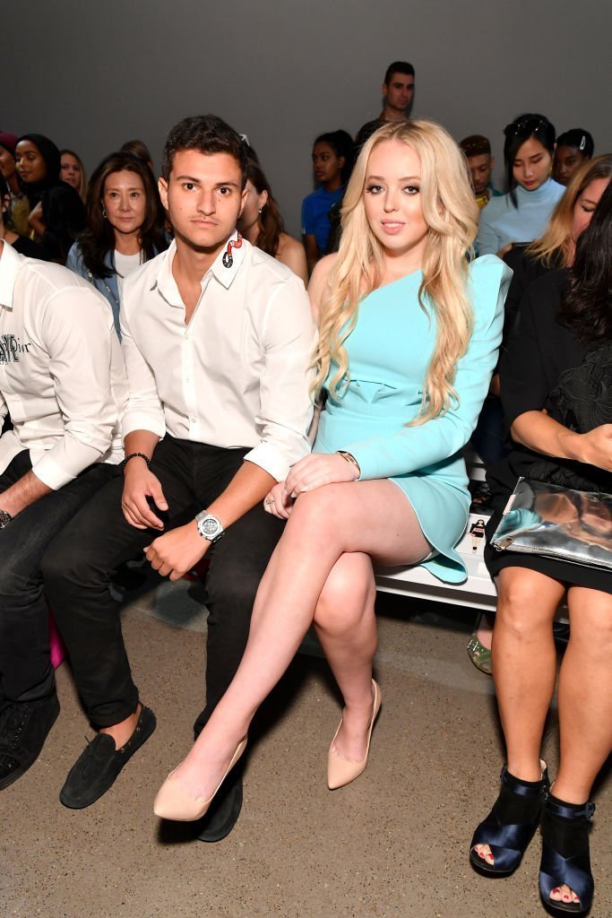 Tiffany Trump and Michael Boulos at the Taoray Wang Fashion show in New York City on September 8, 2018 | Source: Getty Images