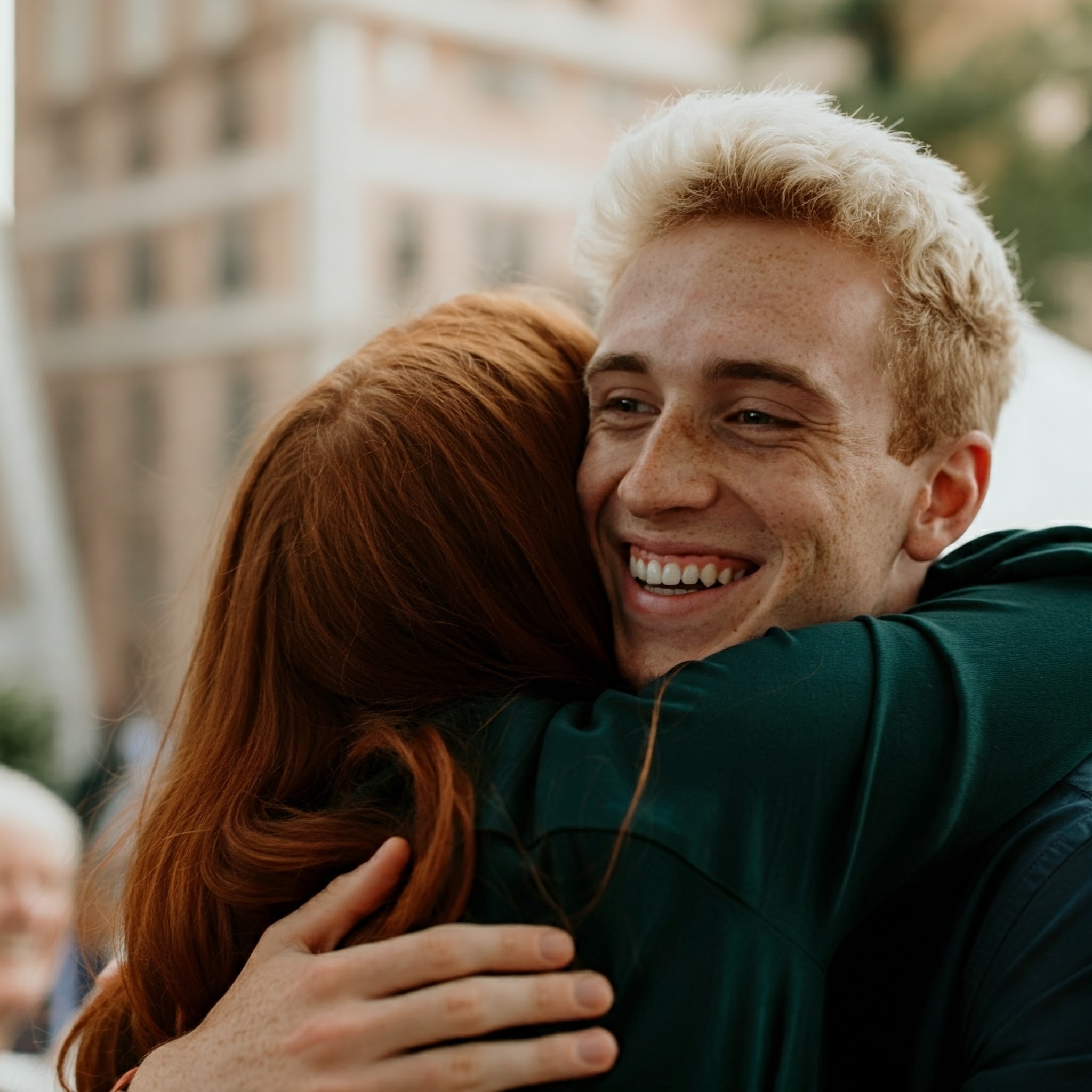 A man hugging a woman | Source: Gemini