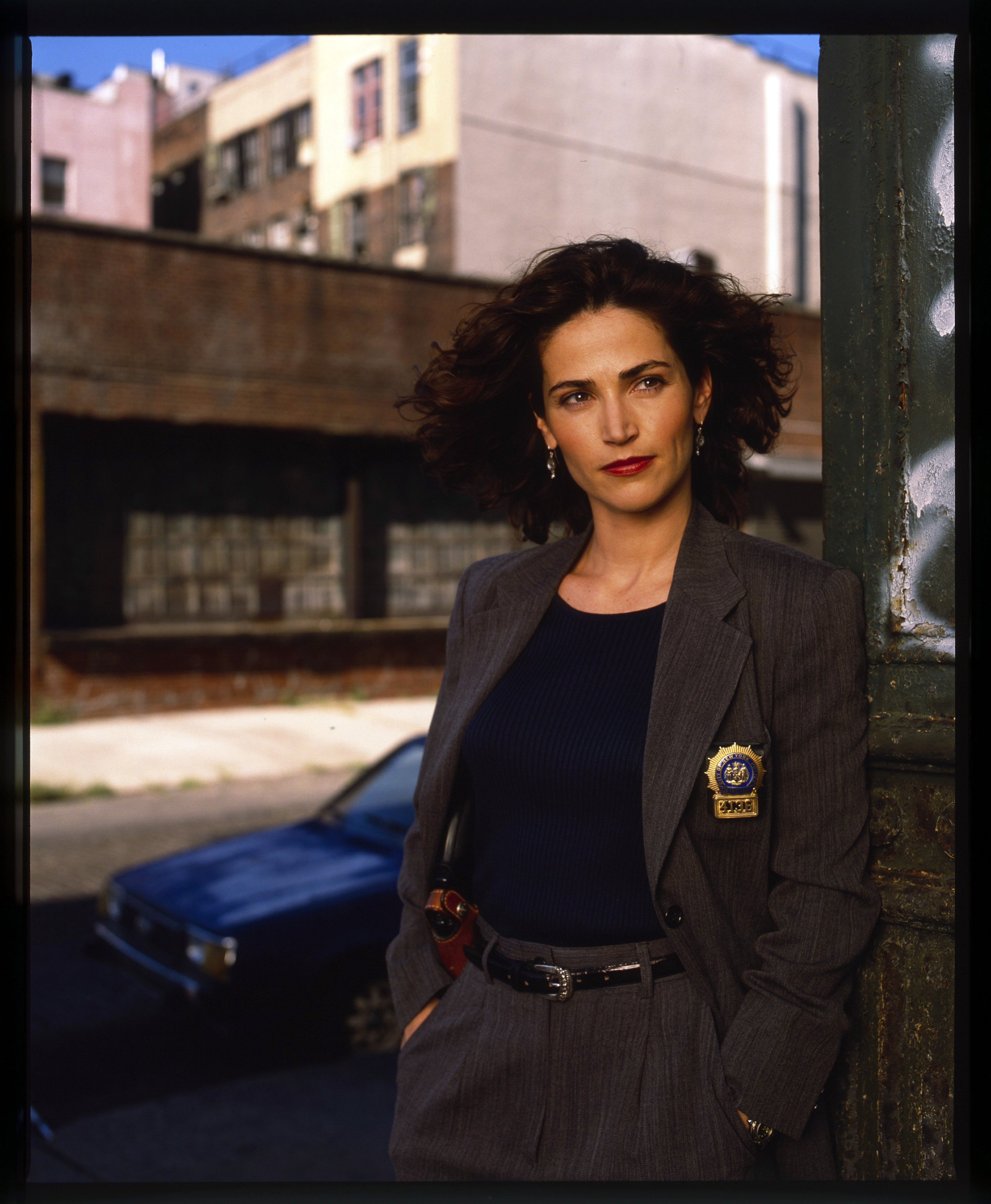 Kim Delaney on "NYPD Blue" on July 31, 1995. | Source: Getty Images