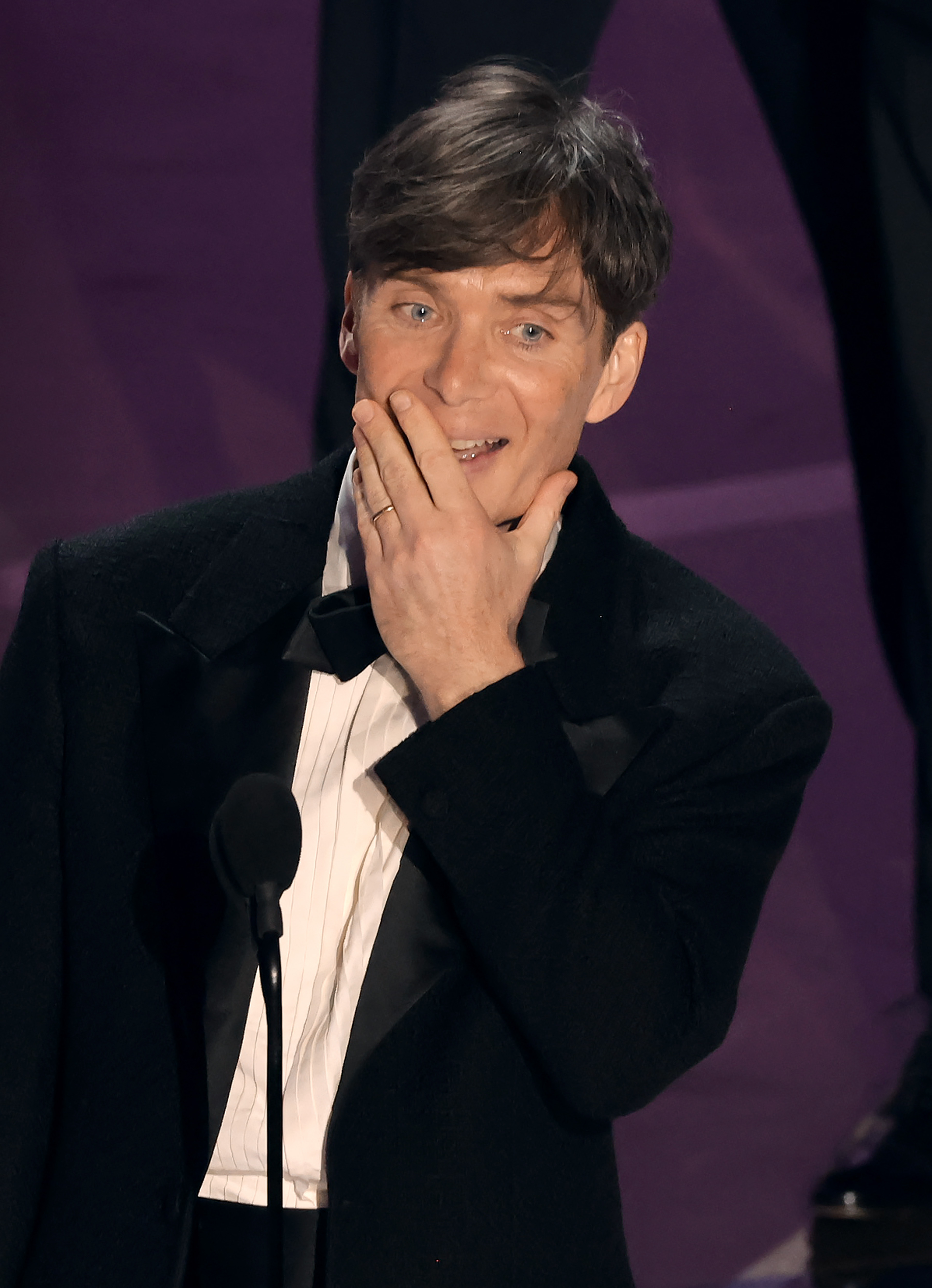 Cillian Murphy accepts the Lead Actor award during the 96th Annual Academy Awards at Dolby Theatre on March 10, 2024 in Hollywood, California. | Source: Getty Images