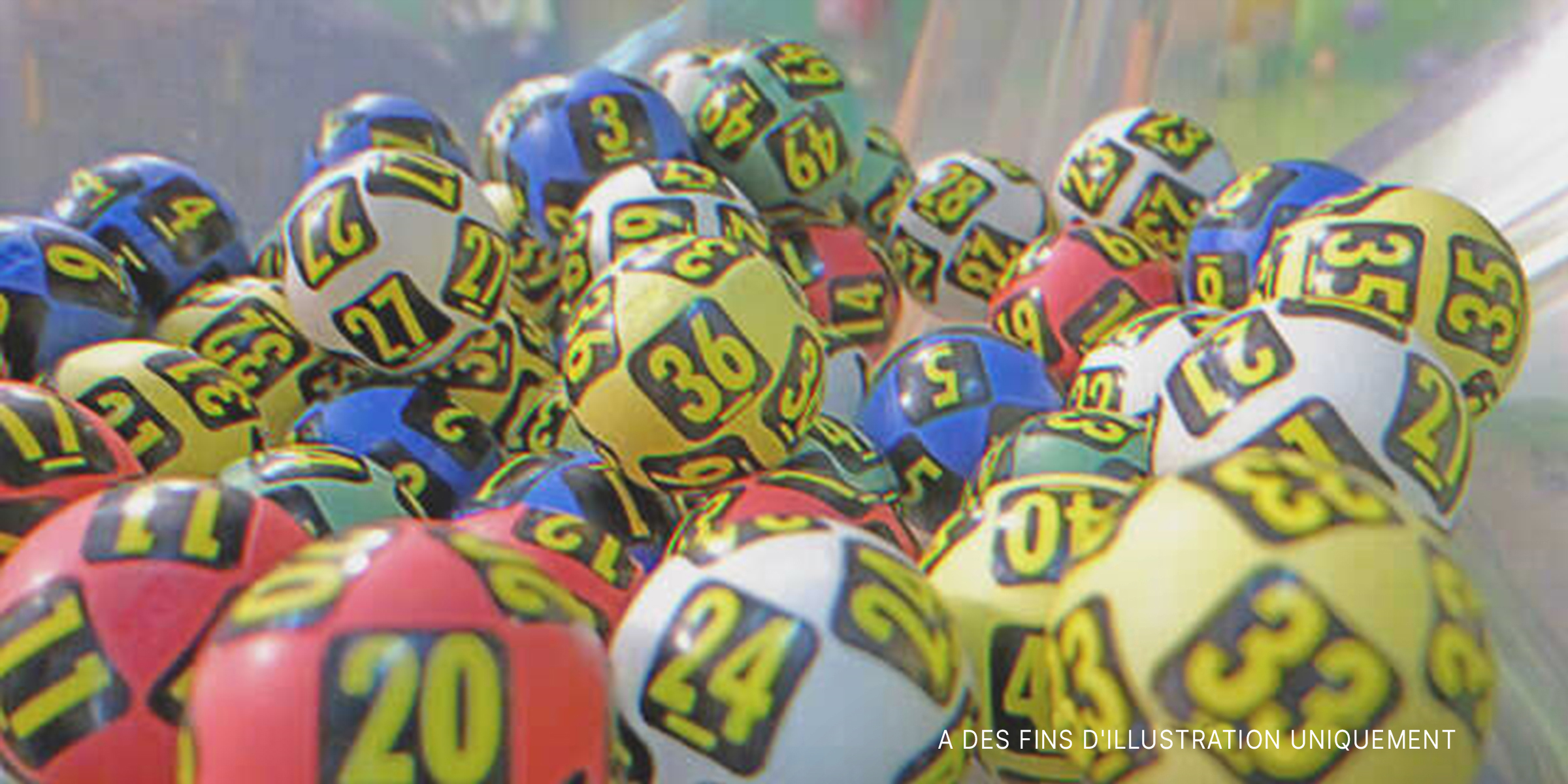 Des boules de loterie. | Source : Shutterstock