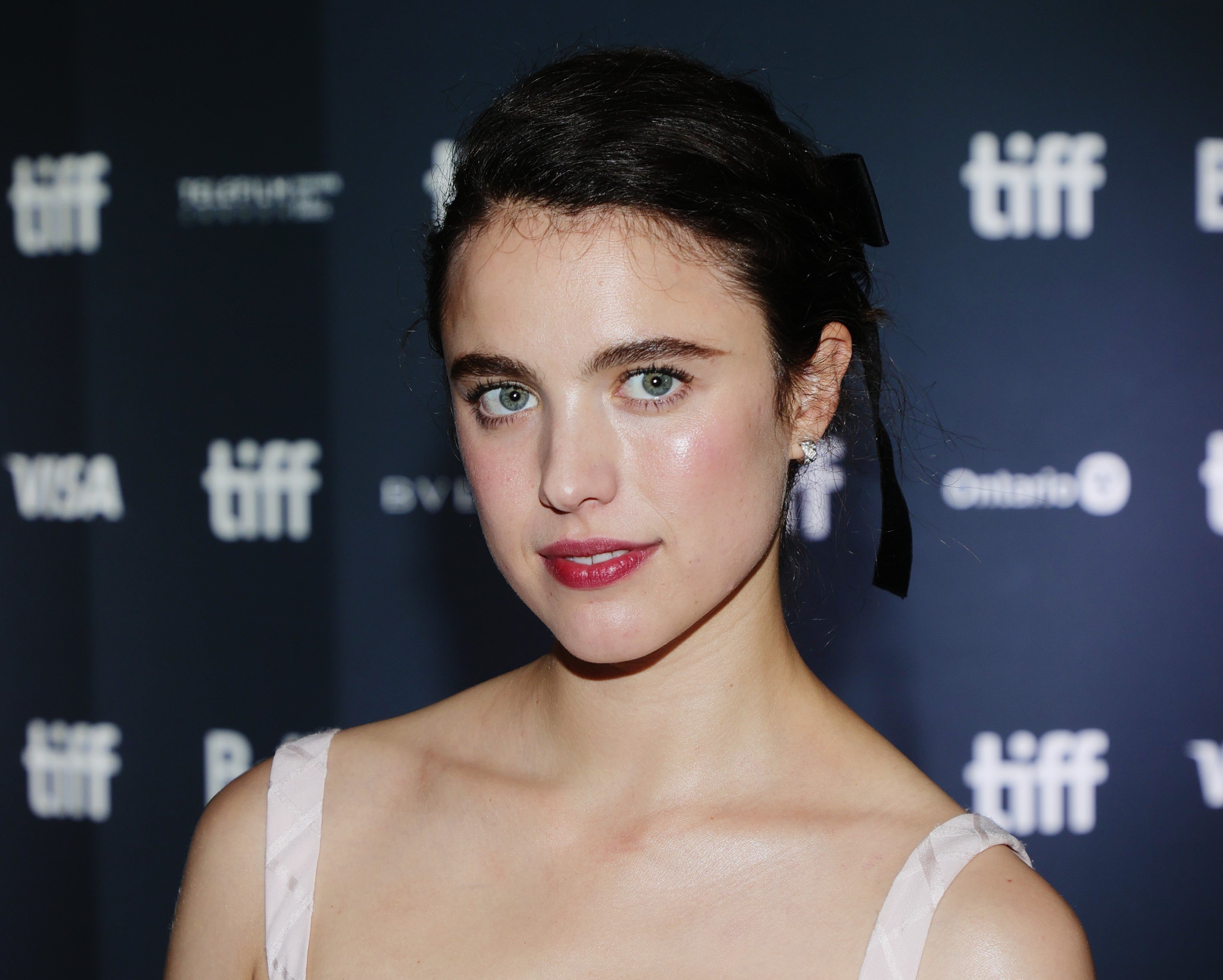Margaret Qualley at the "Sanctuary" premiere at the 2022 Toronto International Film Festival. | Source: Getty Images