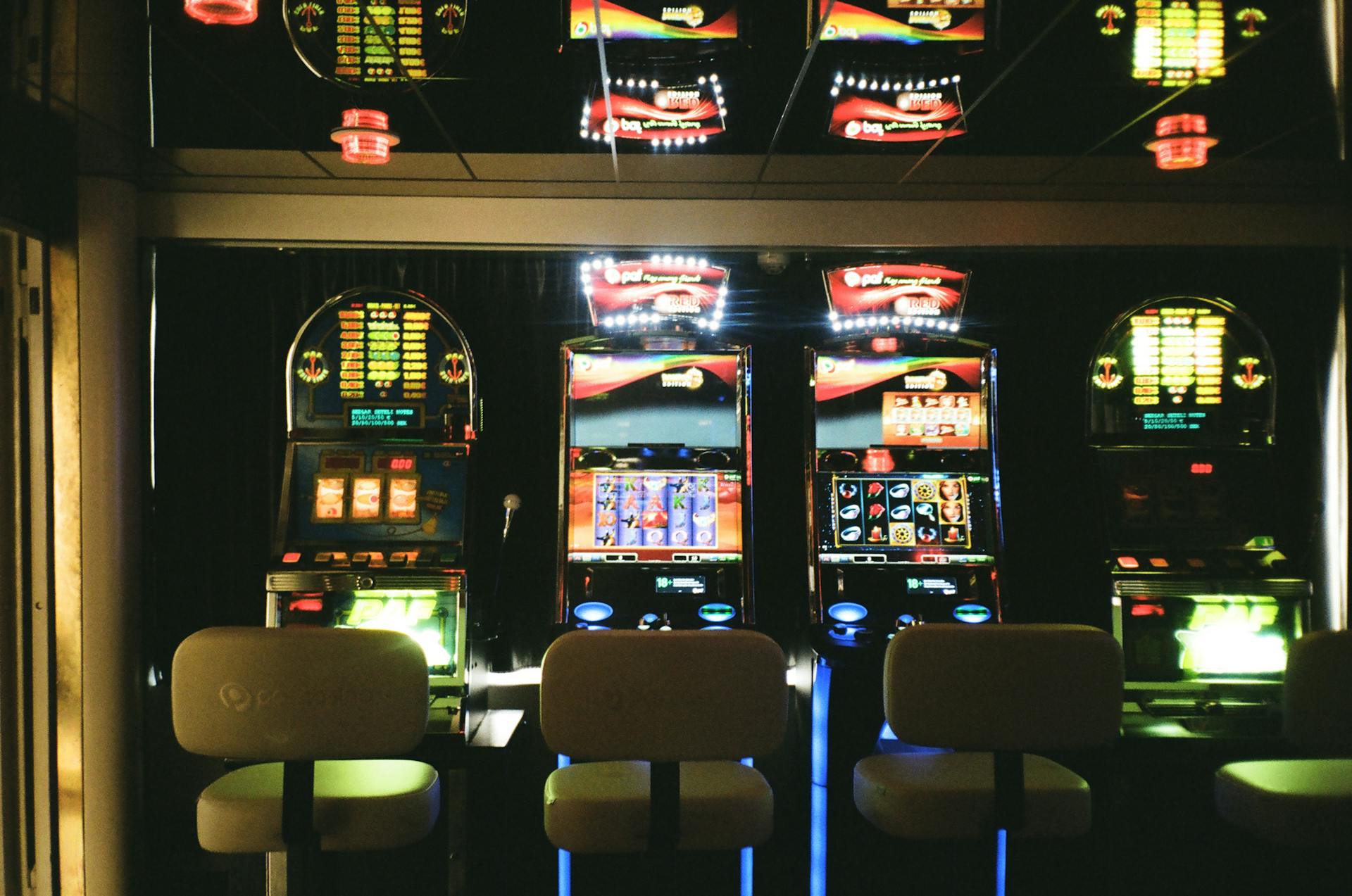 Slot machines at a casino | Source: Pexels