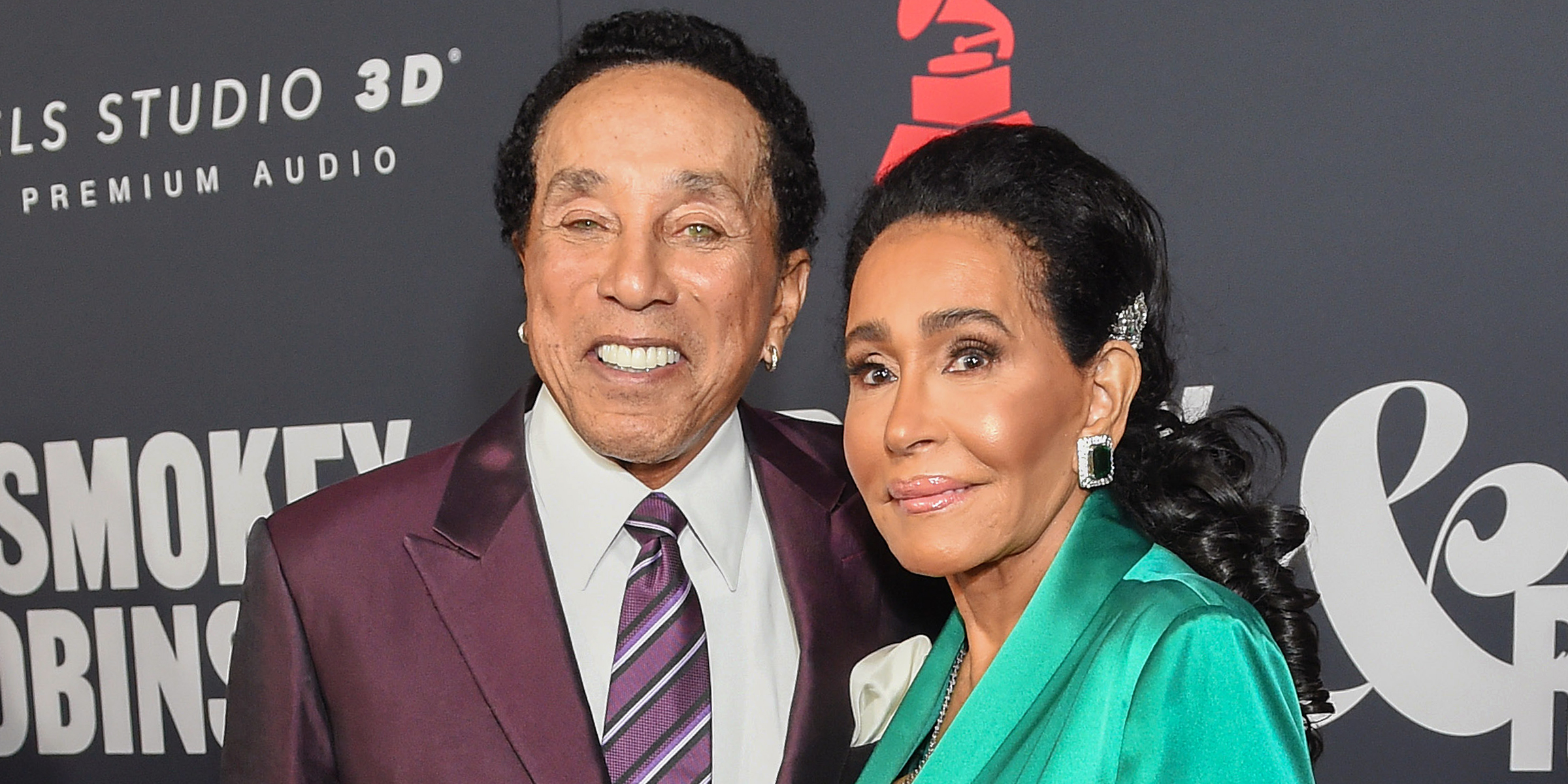 Smokey Robinson and Frances Glandney. | Source: Getty Images