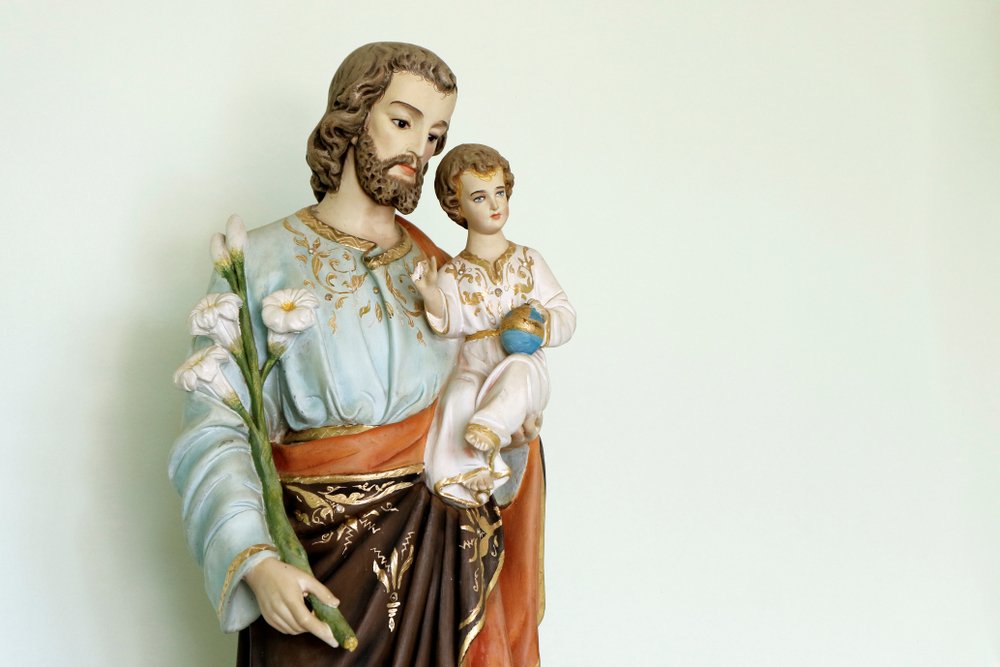 San José y el Niño Jesús. | Foto: Shutterstock