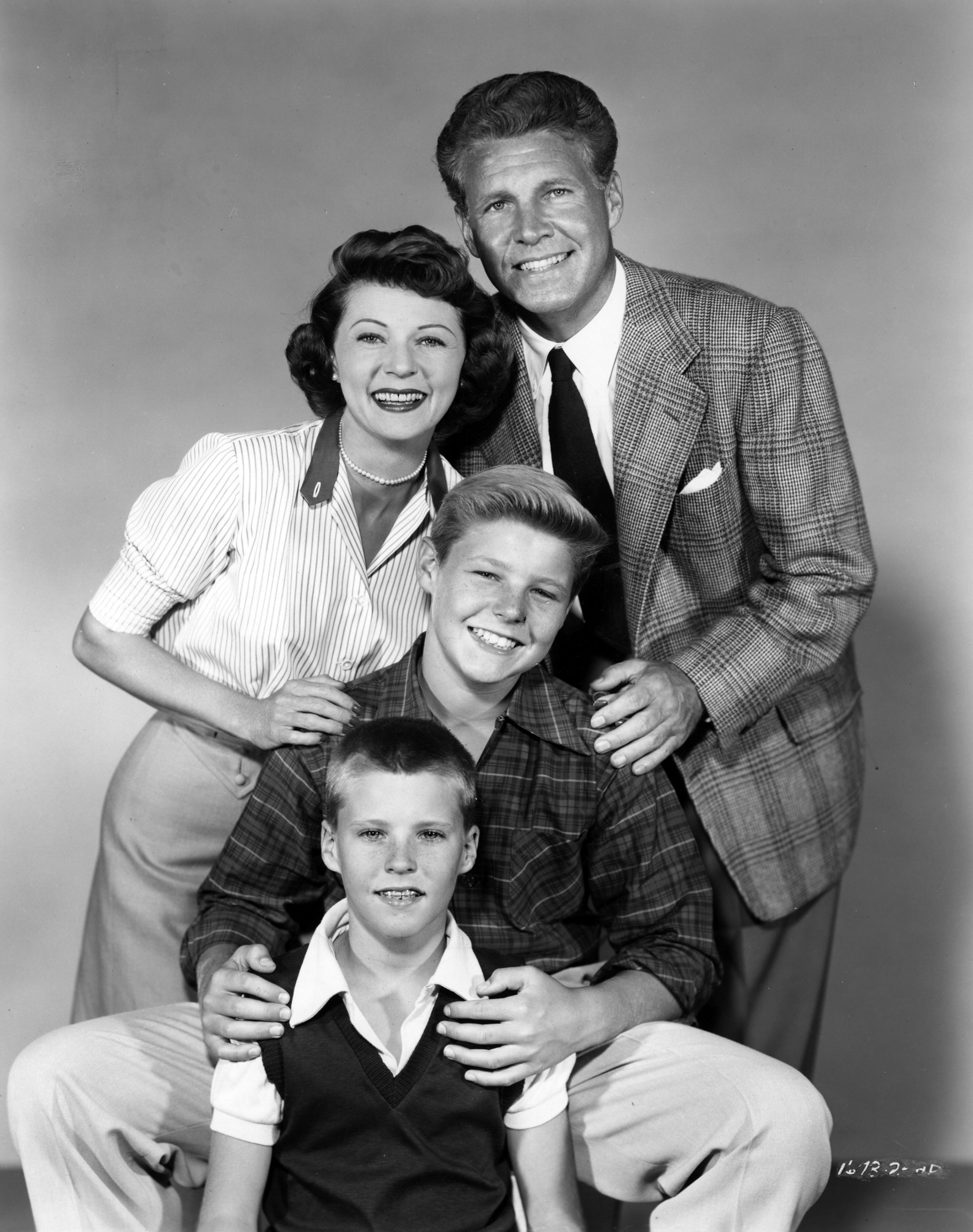 Ozzie, Harriet, David and Ricky Nelson pose of the photograph in 1951. | Source: Getty Images