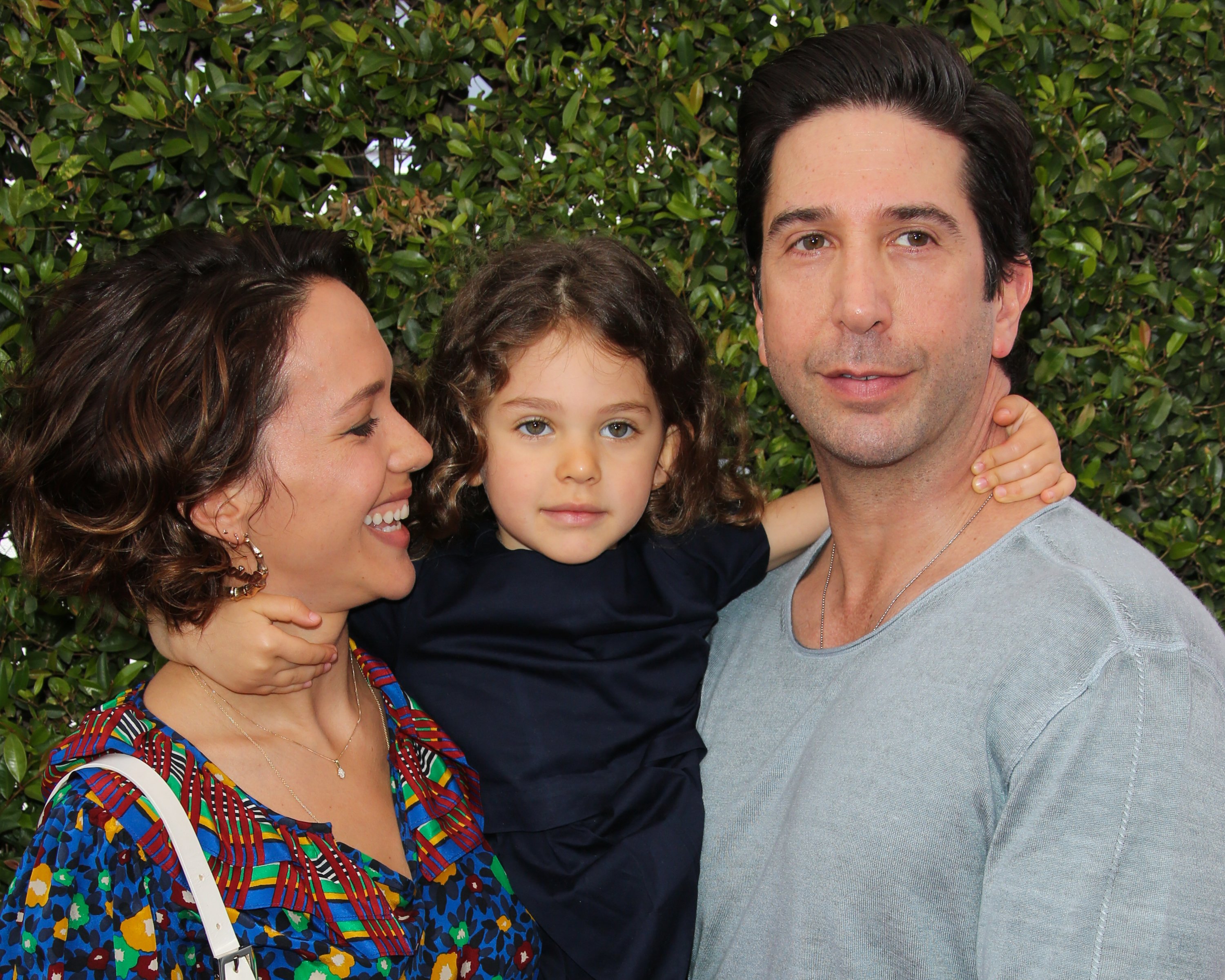 Zoë Buckman, David Schwimmer, and their daughter Cleo Buckman Schwimmer attend the 12th Annual John Varvatos Stuart House Benefit on April 26, 2015, in Los Angeles, California. | Source: Getty Images