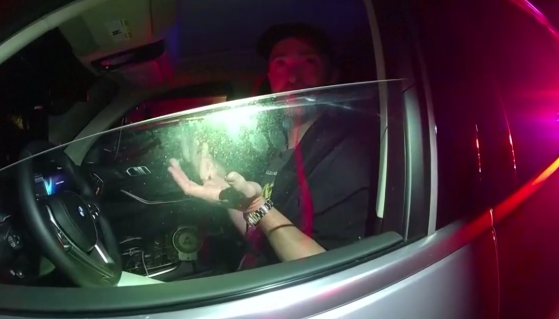 Justin Timberlake's DWI arrest bodycam footage, posted on March 22, 2026 | Source: Facebook/Entertainment Tonight