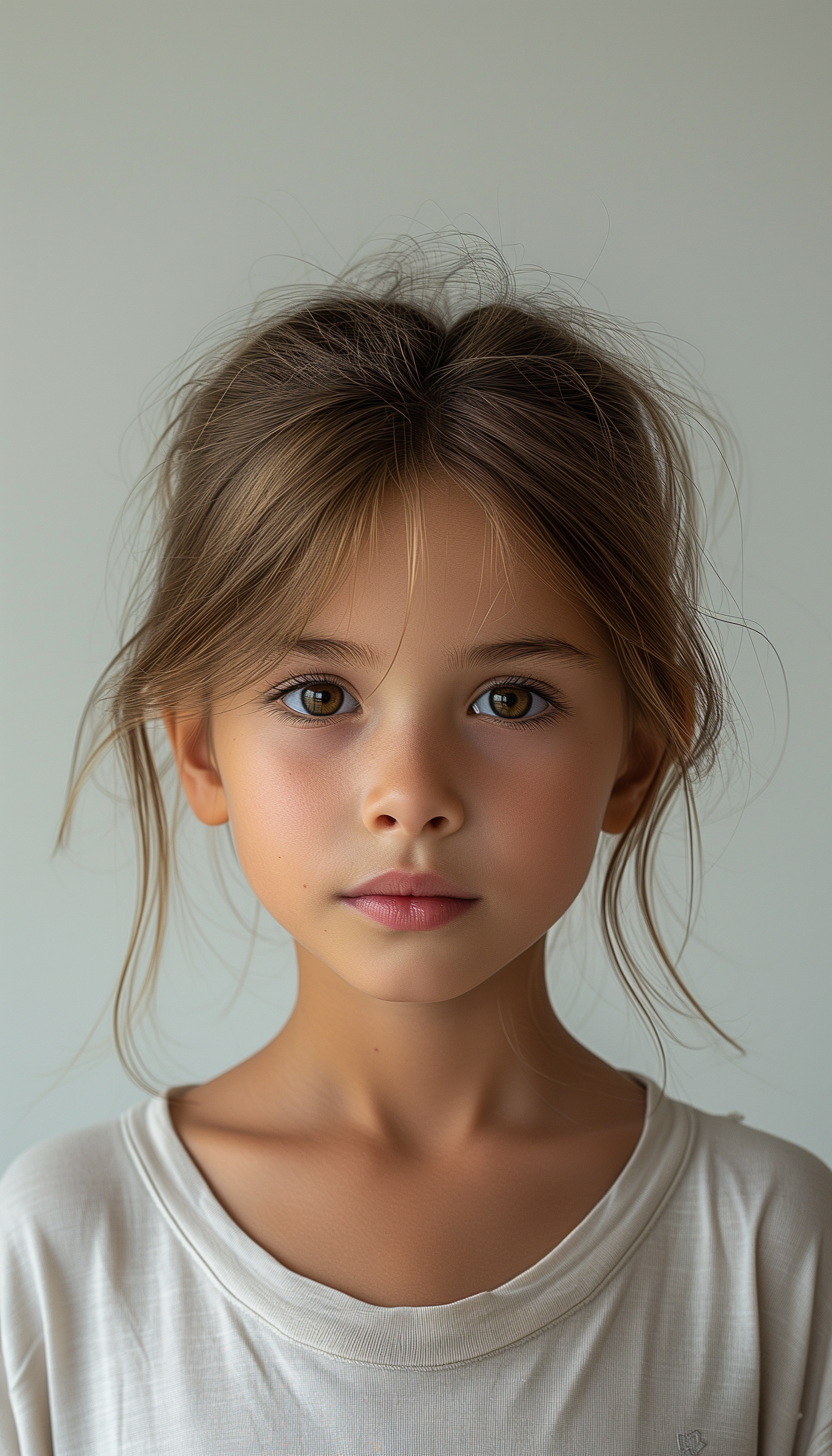 A close-up of a little girl | Source: Midjourney