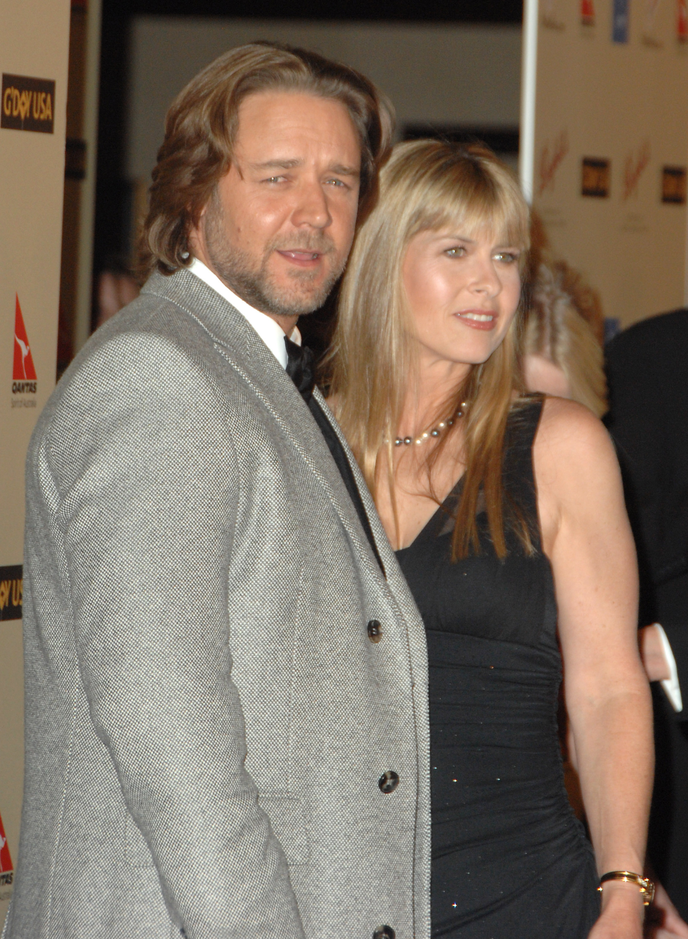 Russell Crowe and Terri Irwin at the 2007 Australia Week Gala in Los Angeles | Source: Getty Images