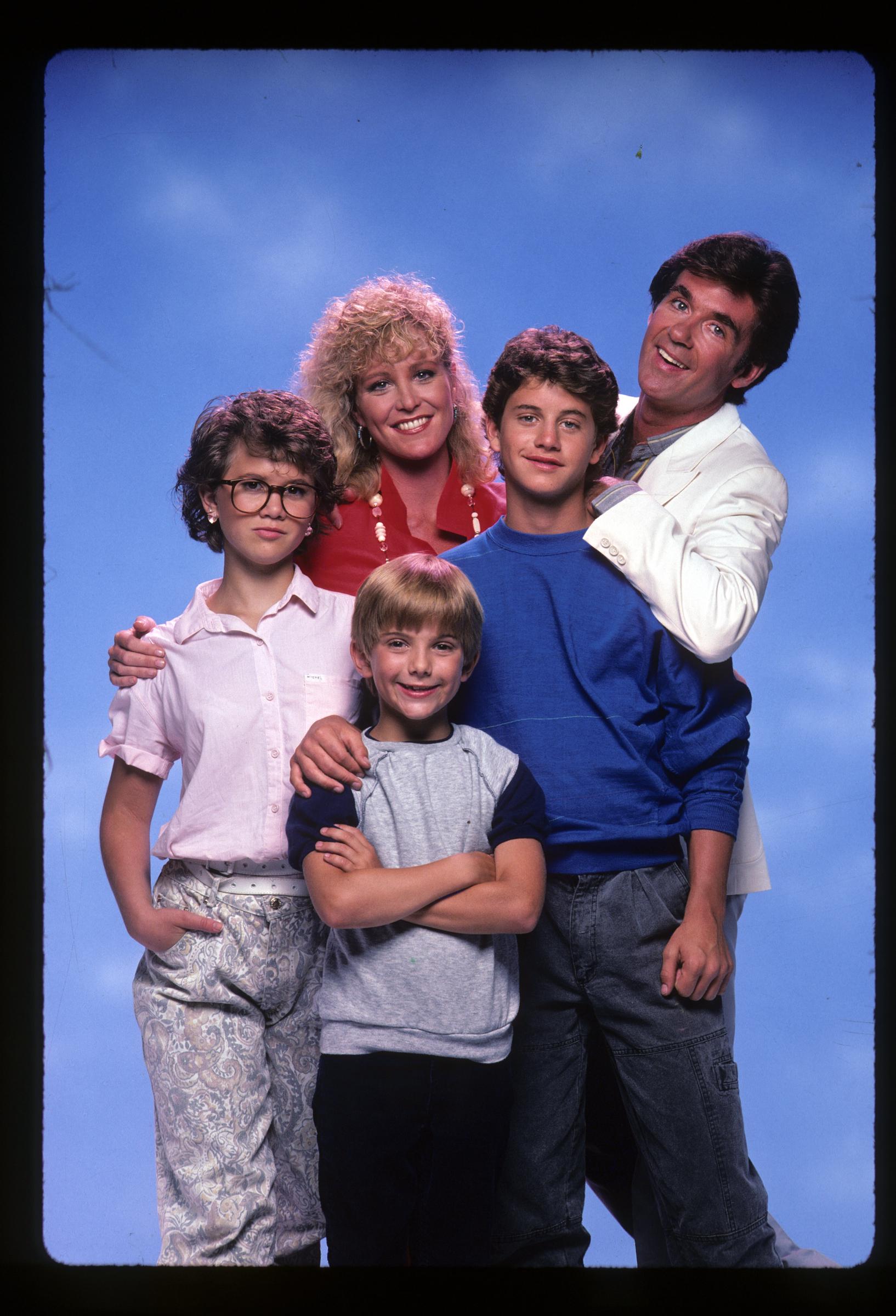 The "Growing Pains" cast pictured in 1985 | Source: Getty Images