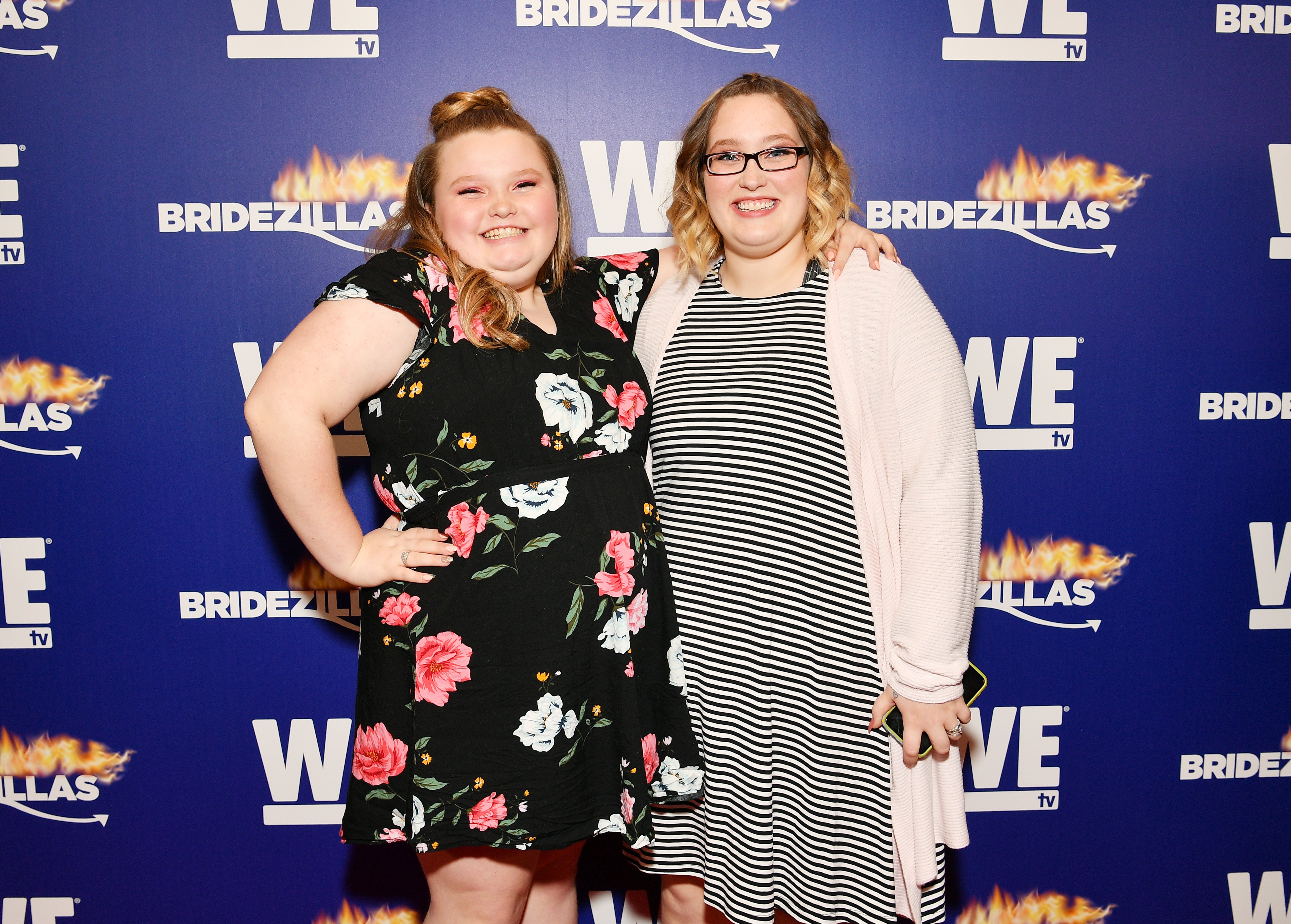 Alana "Honey Boo Boo" Thompson and Lauryn "Pumpkin" Shannon at WE tv's premiere fashion event celebrating the return of "Bridezillas," 2019. | Photo: Getty Images