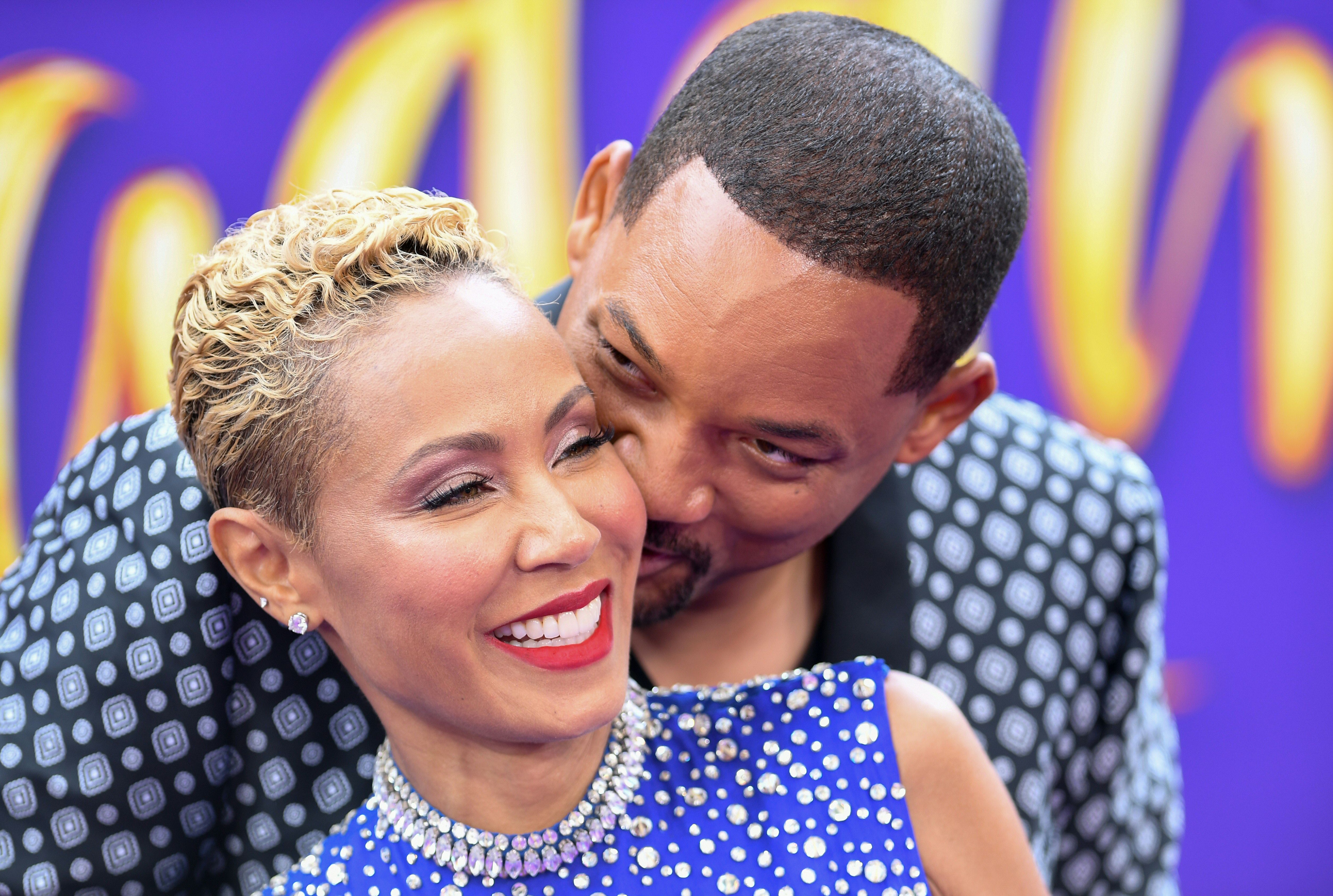 Will Smith and Jada Pinkett Smith during the "Aladdin" premiere in Hollywood, California on May 21, 2019 | Source: Getty Images