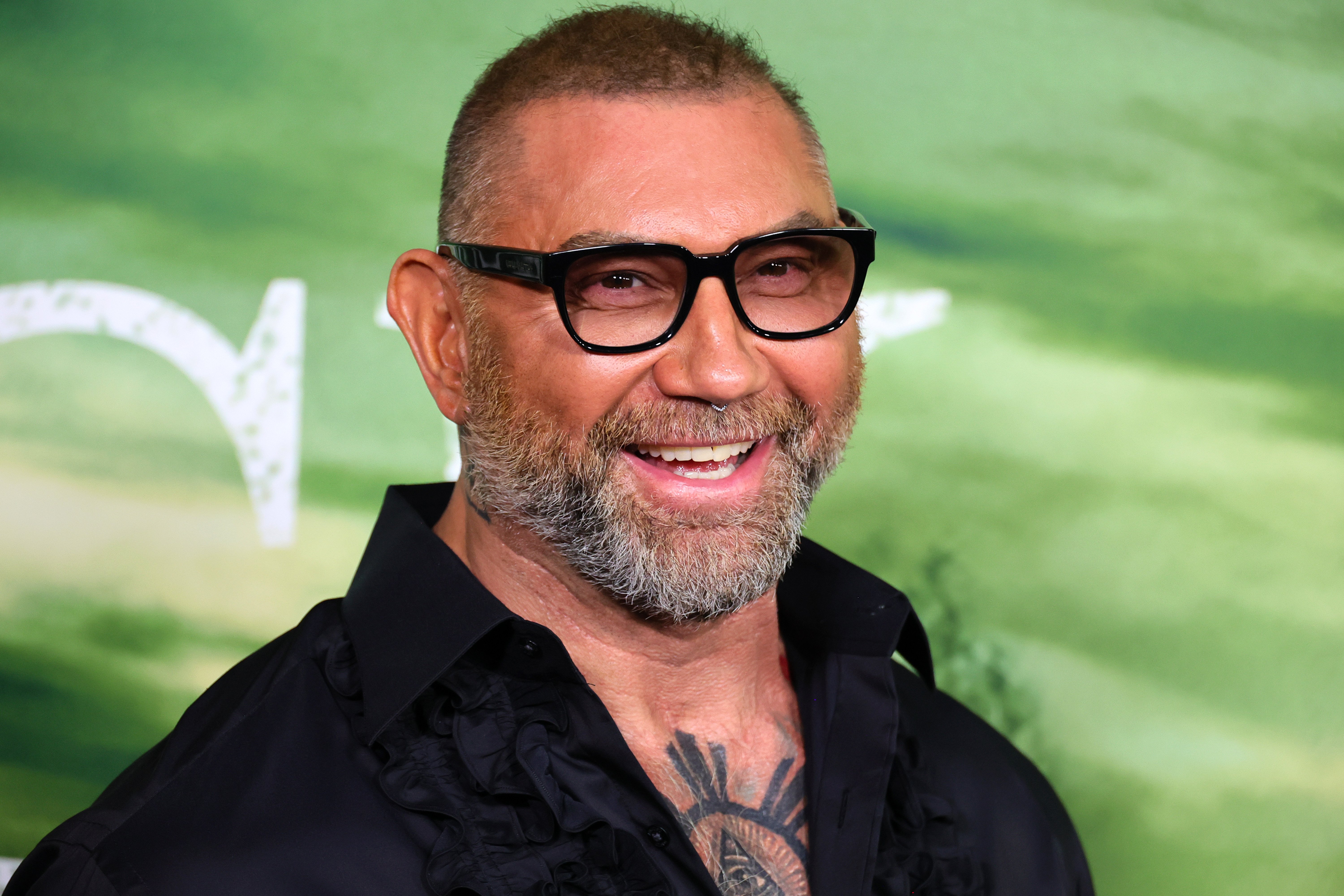 : Dave Bautista at the "Knock At The Cabin" world premiere on January 30, 2023, in New York City. | Source: Getty Images