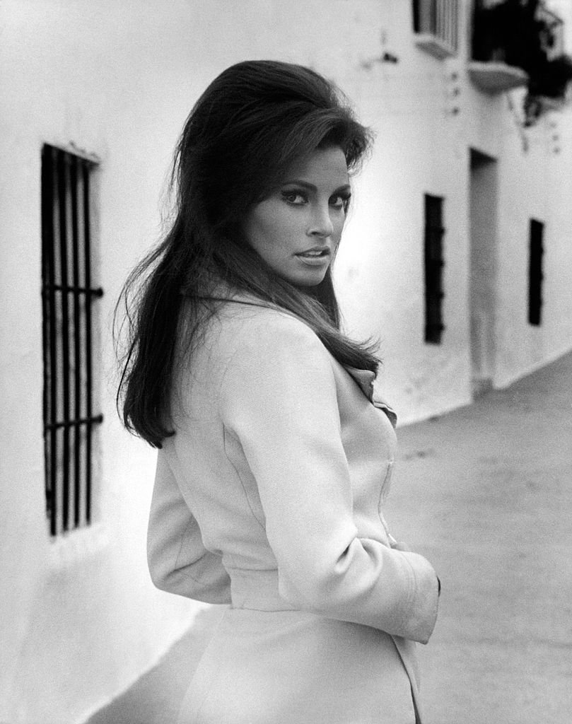 Portrait of American actress Raquel Welch while filming "Fathom" in Spain in the 1960s. | Source: Getty Images