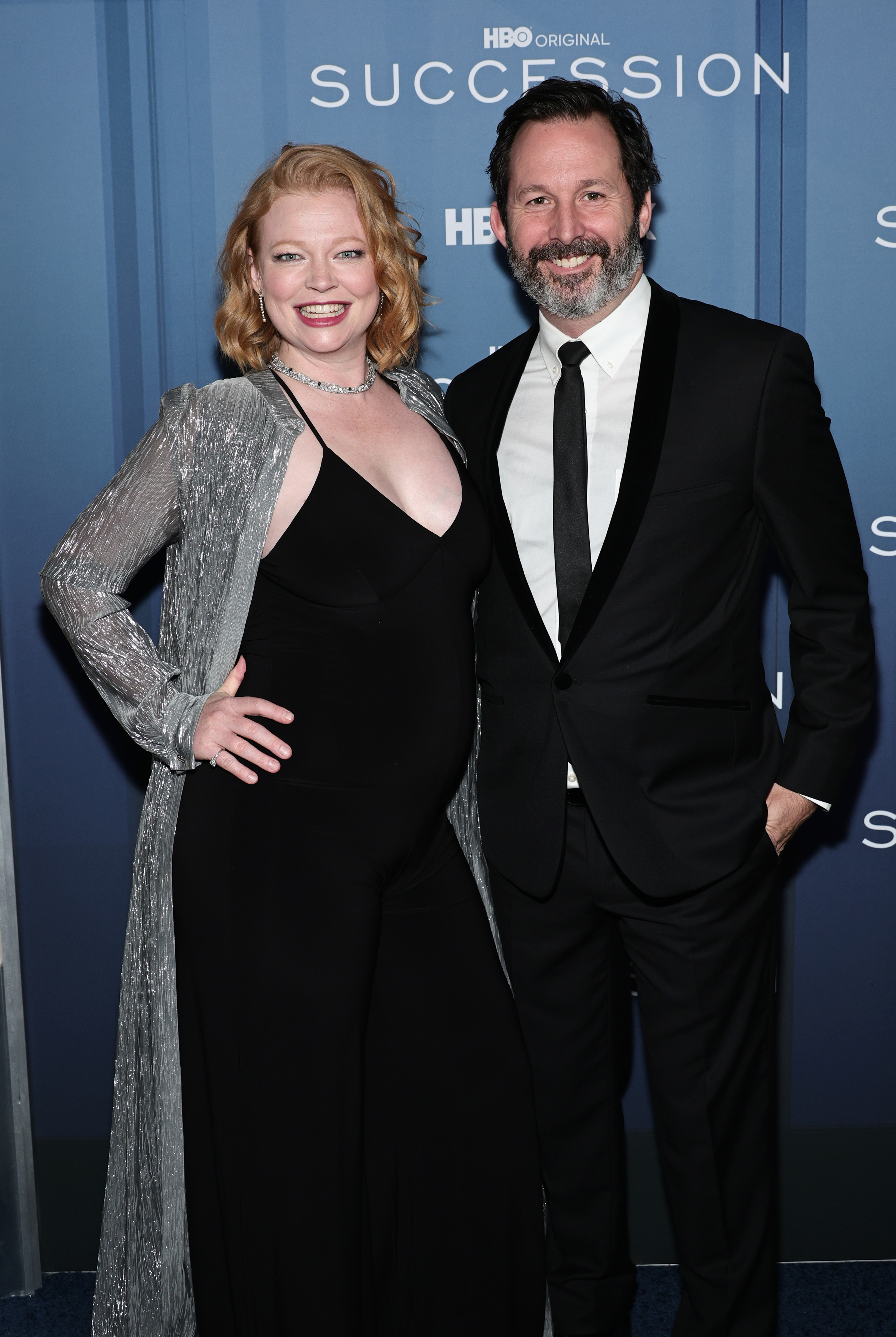 Sarah Snook and Dave Lawson attend the HBO's "Succession" Season 4 Premiere at Jazz at Lincoln Center on March 20, 2023 in New York City | Source: Getty Images