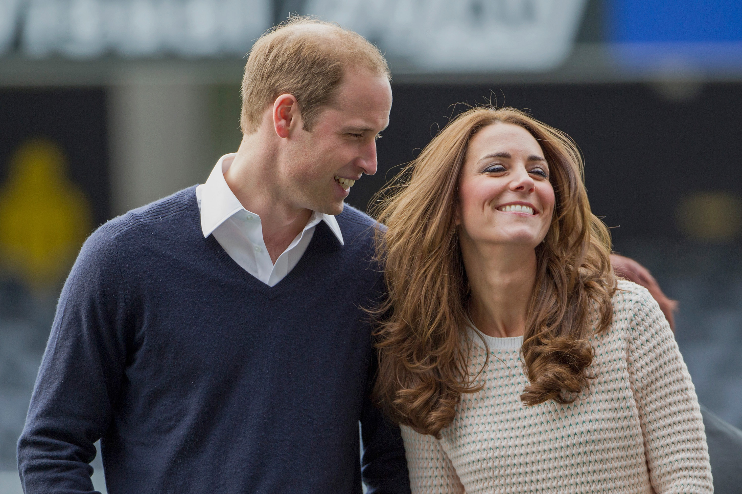 Prince William and Kate Middleton attend "Rippa Rugby" in the Forstyth Barr Stadium on day 7 of a Royal Tour to New Zealand on April 13, 2014 in Dunedin, New Zealand. | Source: Getty Images