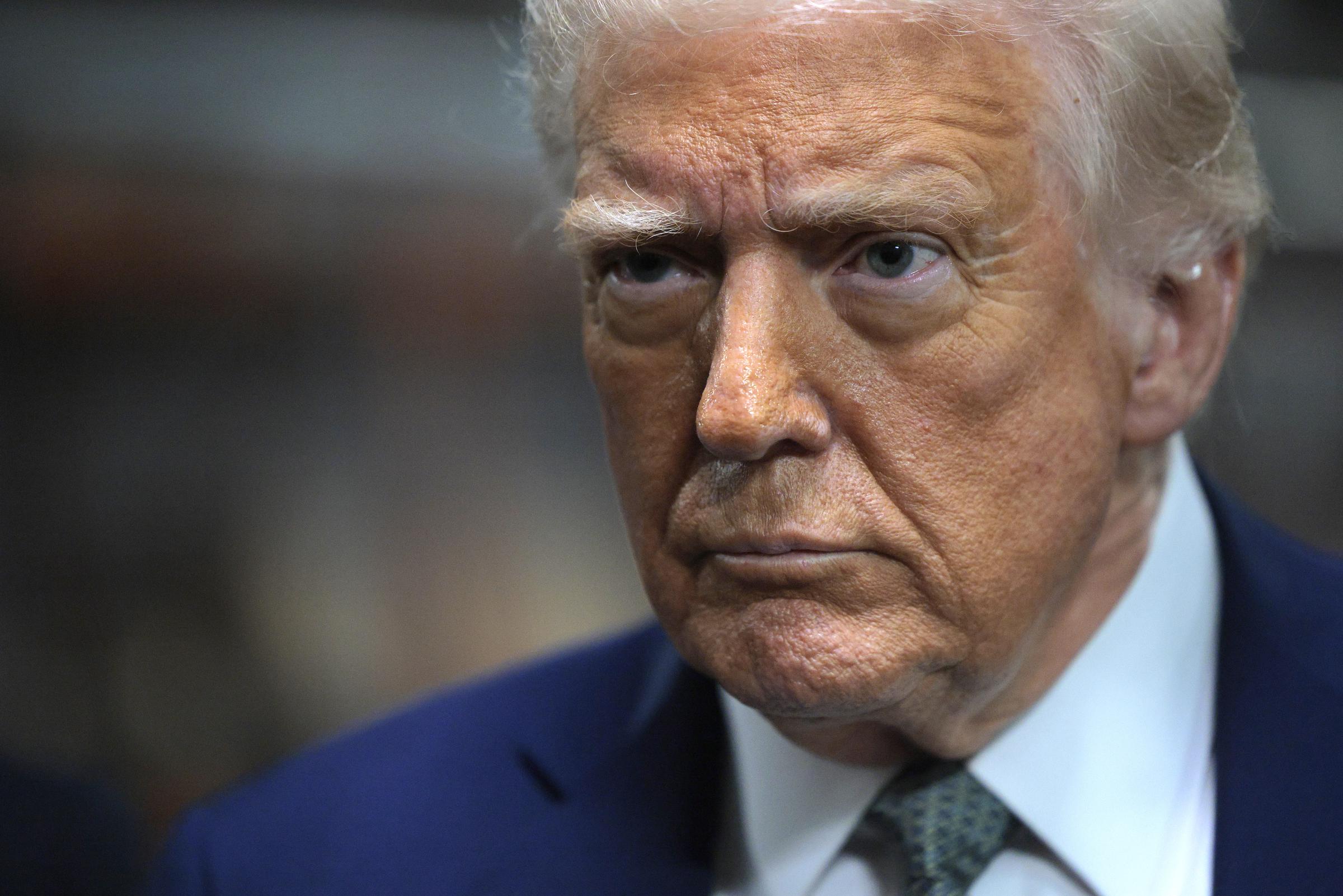 Donald Trump is seen at the John F. Kennedy Center for the Performing Arts before leading a board meeting on March 17, 2025, in Washington, D.C. | Source: Getty Images