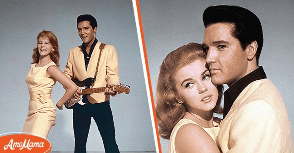 Fotos von Elvis Presley und Ann-Margret. | Quelle: Getty Images