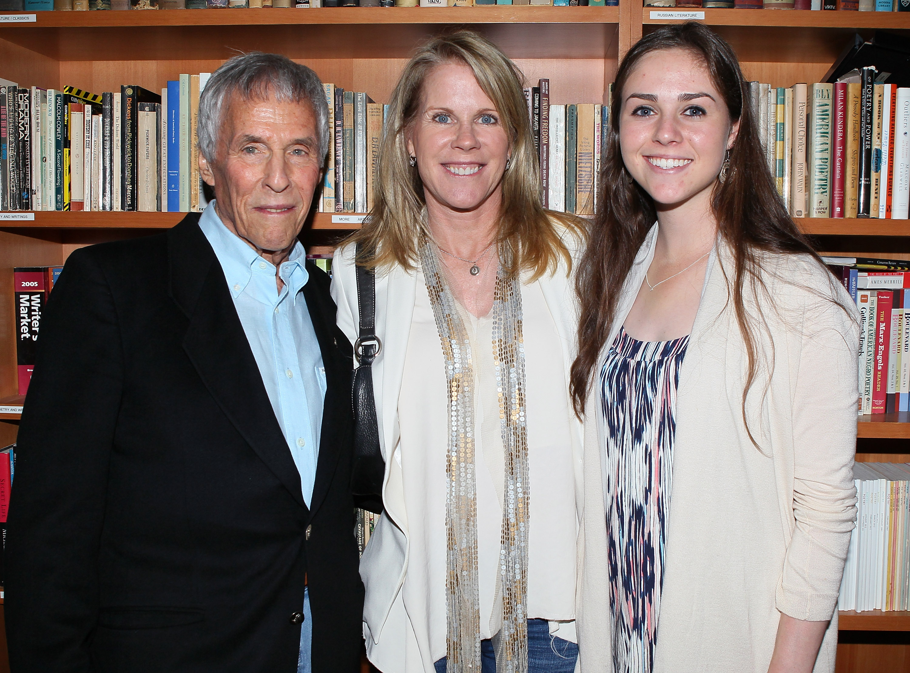 Burt Bacharach, his wife, Jane Hansen, and daughter, Raleigh Bacharach at "An Evening with Burt Bacharach" presented by Live Talks Los Angeles on May 17, 2013, in Santa Monica, California | Source: Getty Images