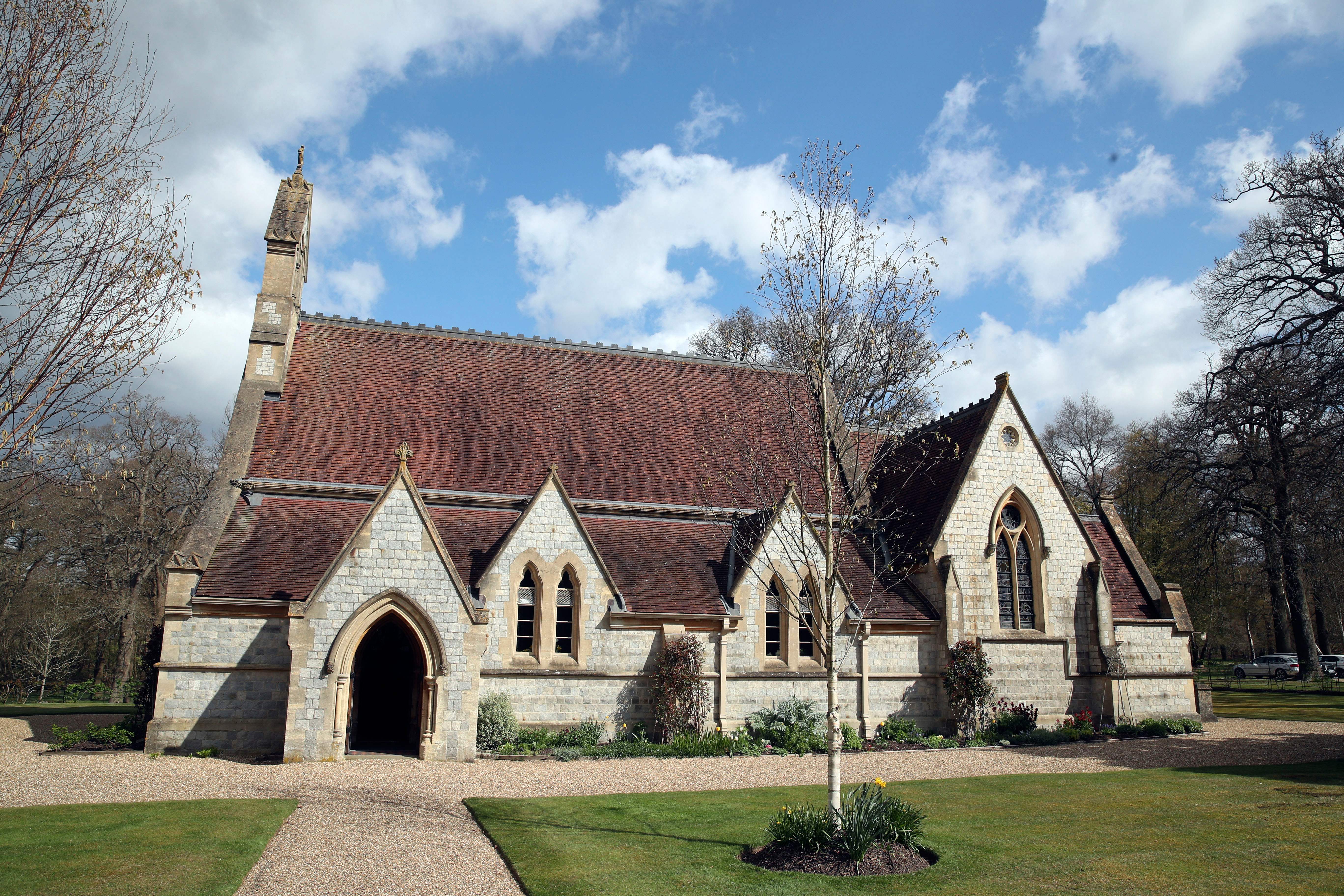 A picture shows the Royal Chapel of All Saints, at Royal Lodge, in Windsor on April 11, 2021. | Source: Getty Images
