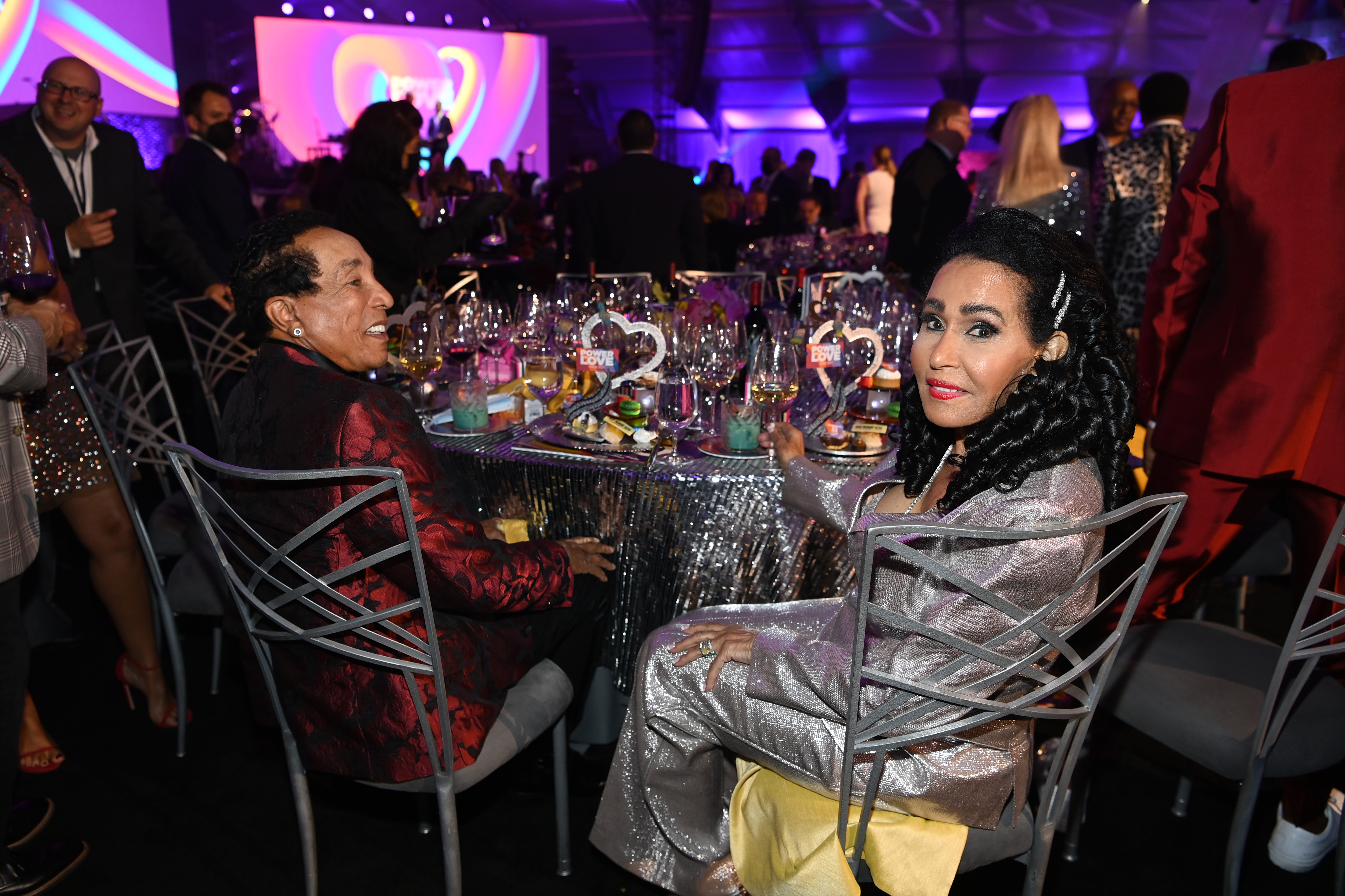 Smokey Robinson and Frances Glandney attend the 25th annual Keep Memory Alive 'Power of Love Gala' benefit for the Cleveland Clinic Lou Ruvo Center for Brain Health at Resorts World Las Vegas, on October 16, 2021, in Las Vegas, Nevada. | Source: Getty Images