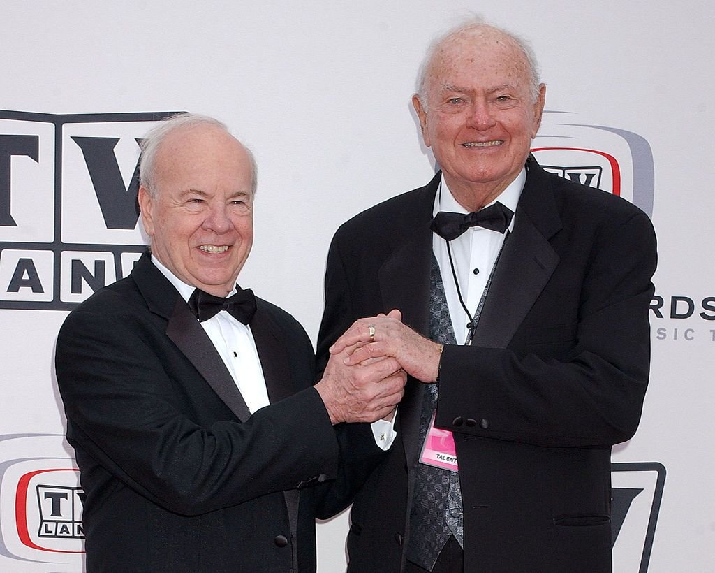 Tim Conway and Harvey Korman at the 2005 TV Land Awards | Source: Getty Images