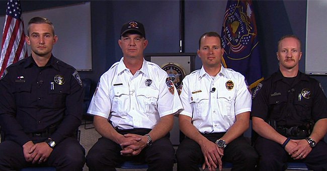 Utah police officers. | Source: twitter.com/AC360
