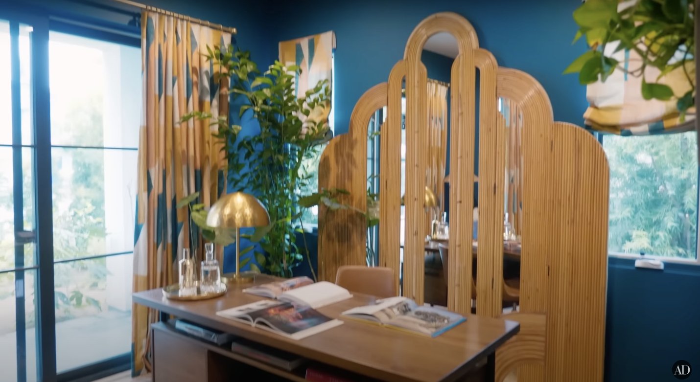 Bryce Howard and Seth Gabel's home office inspired by the film franchise, "Star Trek." / Source: YouTube.com/ArchitecturalDigest