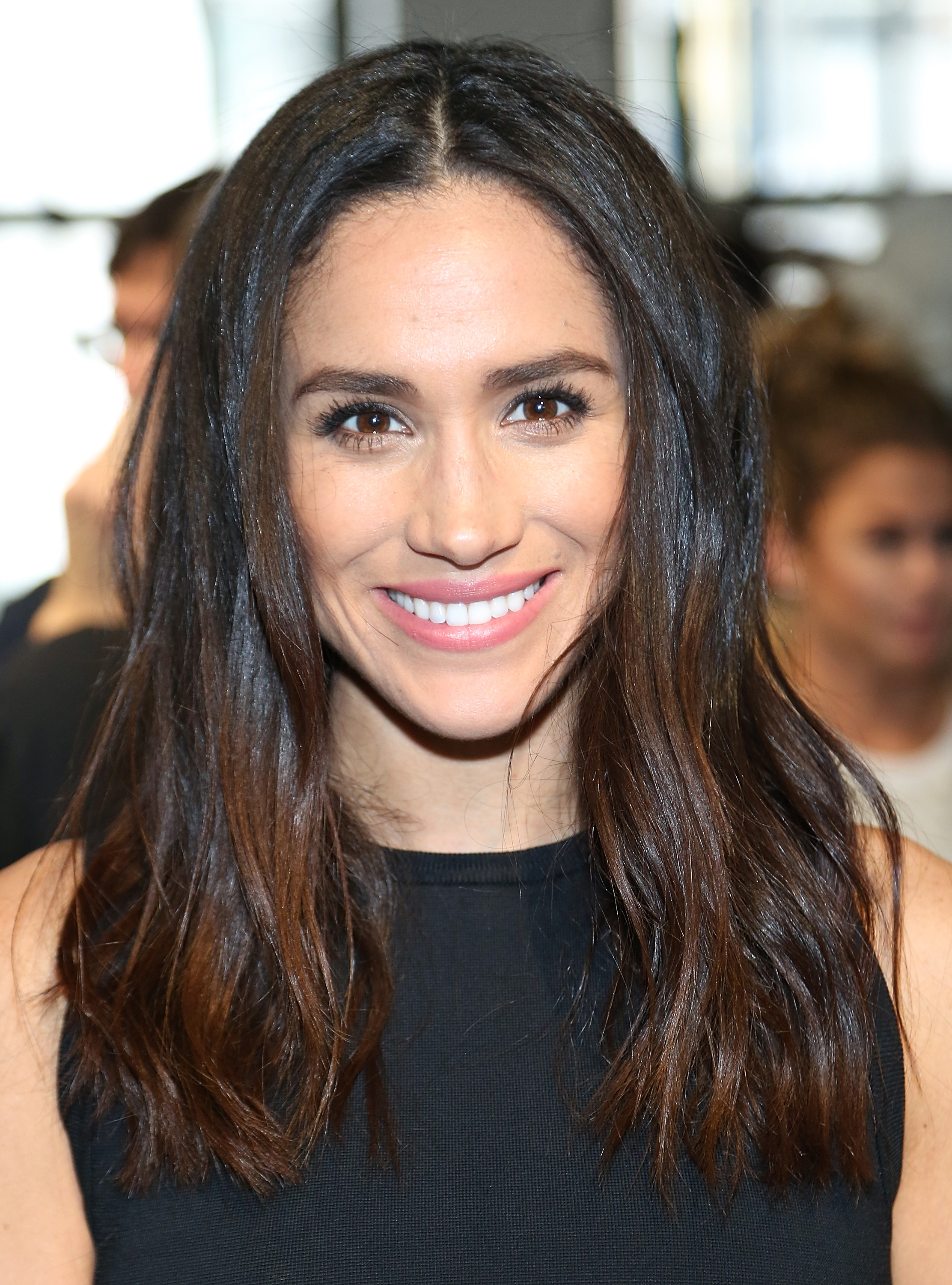 Meghan Markle attends the Misha Nonoo fashion show during Mercedes-Benz Fashion Week Fall 2015 the at Center 548 on February 14, 2015, in New York City.