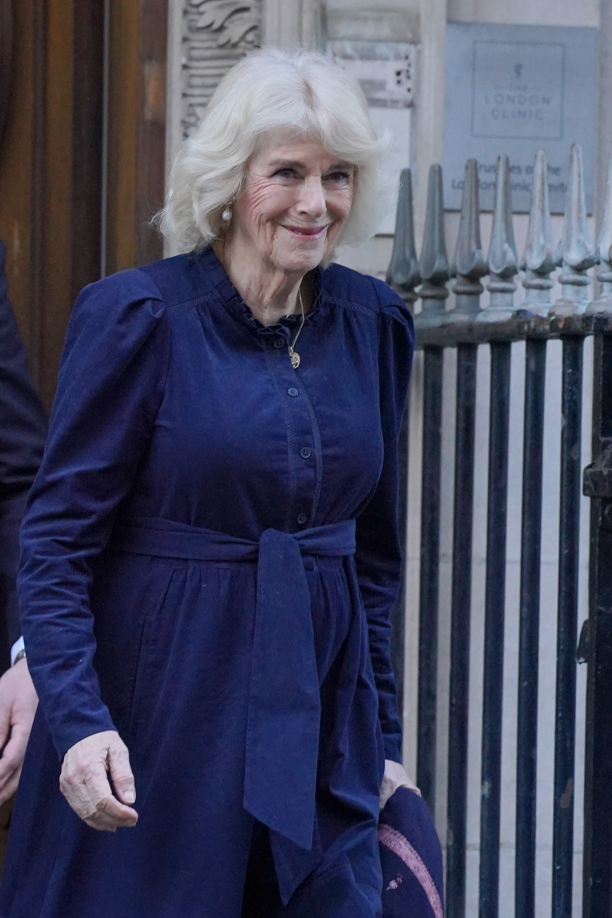 Queen Camilla leaves The London Clinic where King Charles was being treated on January 26, 2024 in London, England | Source: Getty Images