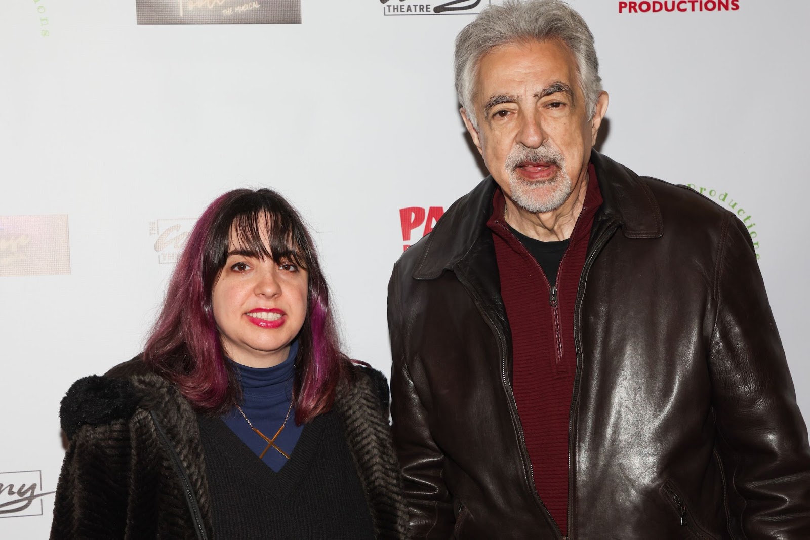 Mia and Joe Mantegna at the opening night of "Footloose: The Musical" on March 2, 2024, in Burbank, California. | Source: Getty Images