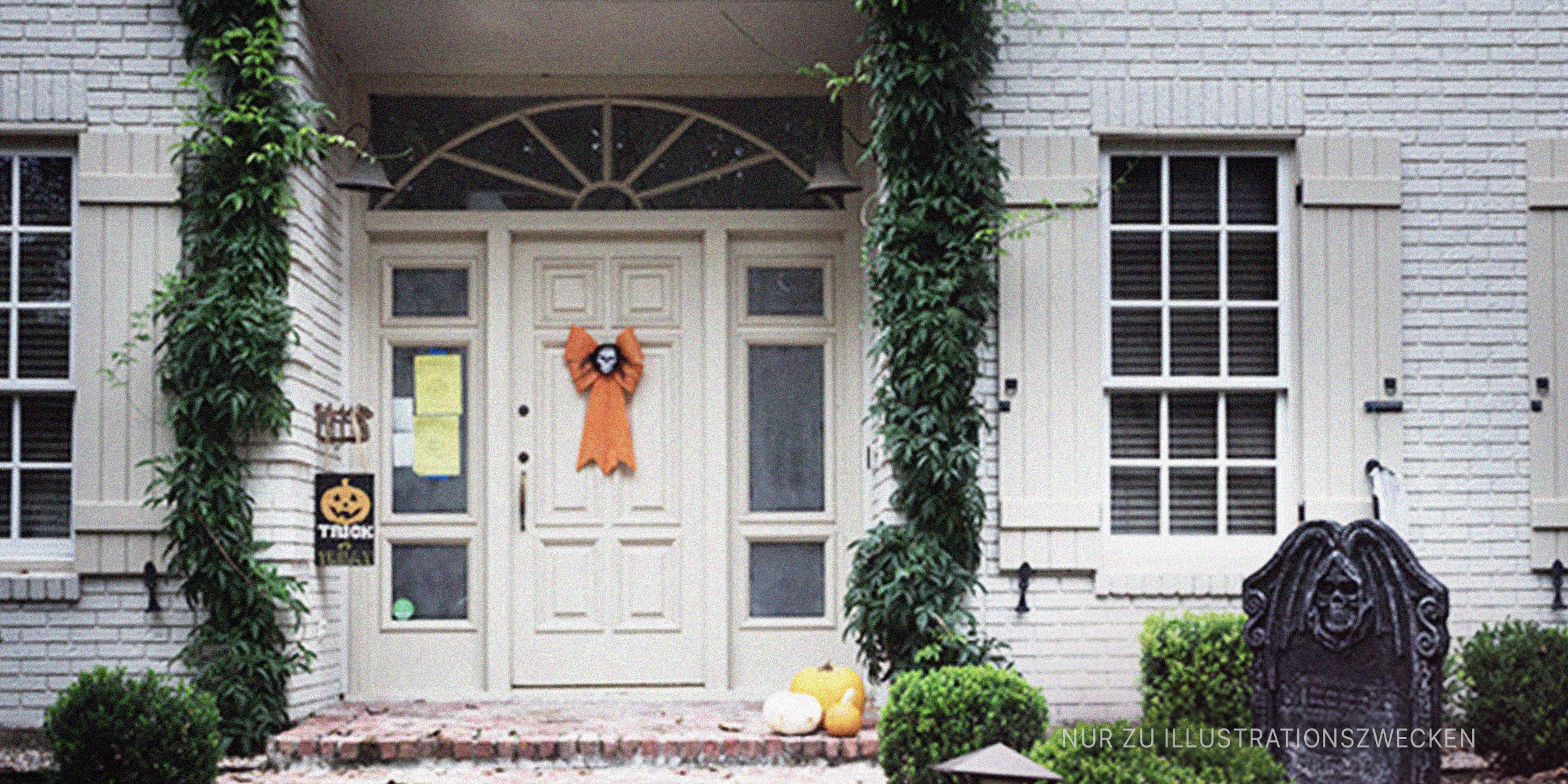 Haus dekoriert zum Halloween. | Quelle: Shutterstock 