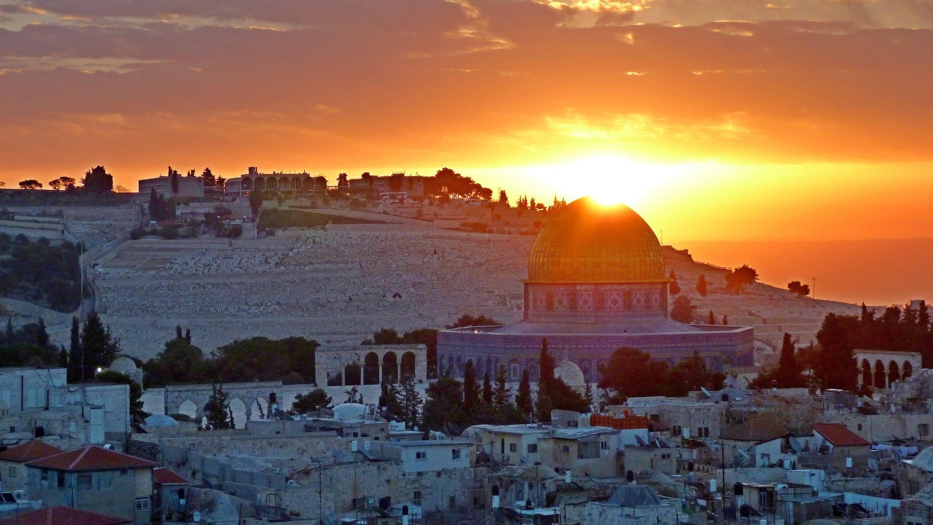 Sunset over Jerusalem. | Source: Pixabay