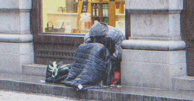 Tim Watson was homeless and begging for alms near the supermarket | Source: Shutterstock