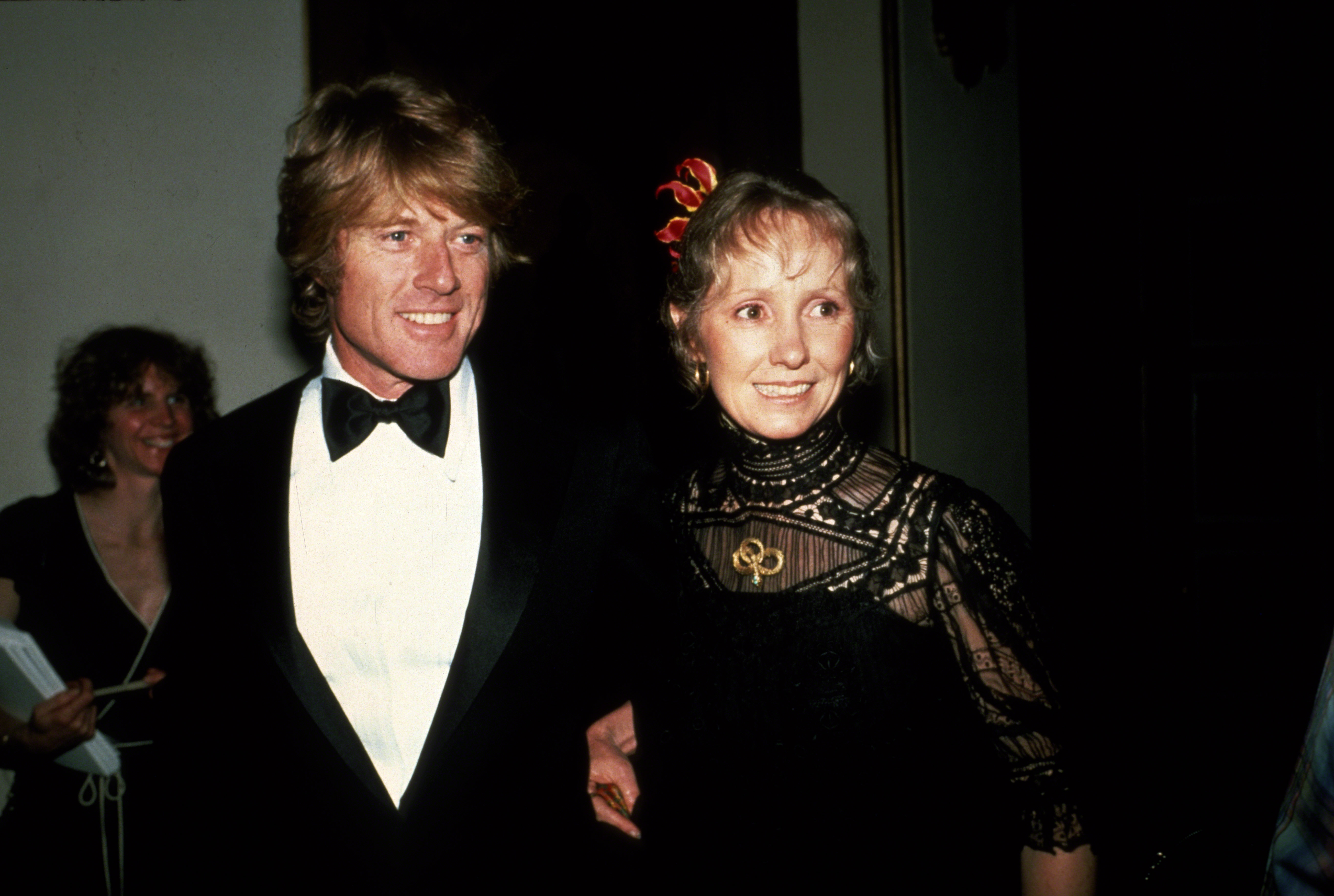 Robert Redford and Lola Van Wagenen attend the 53rd Academy Awards in Los Angeles, California, circa 1981. | Source: Getty Images