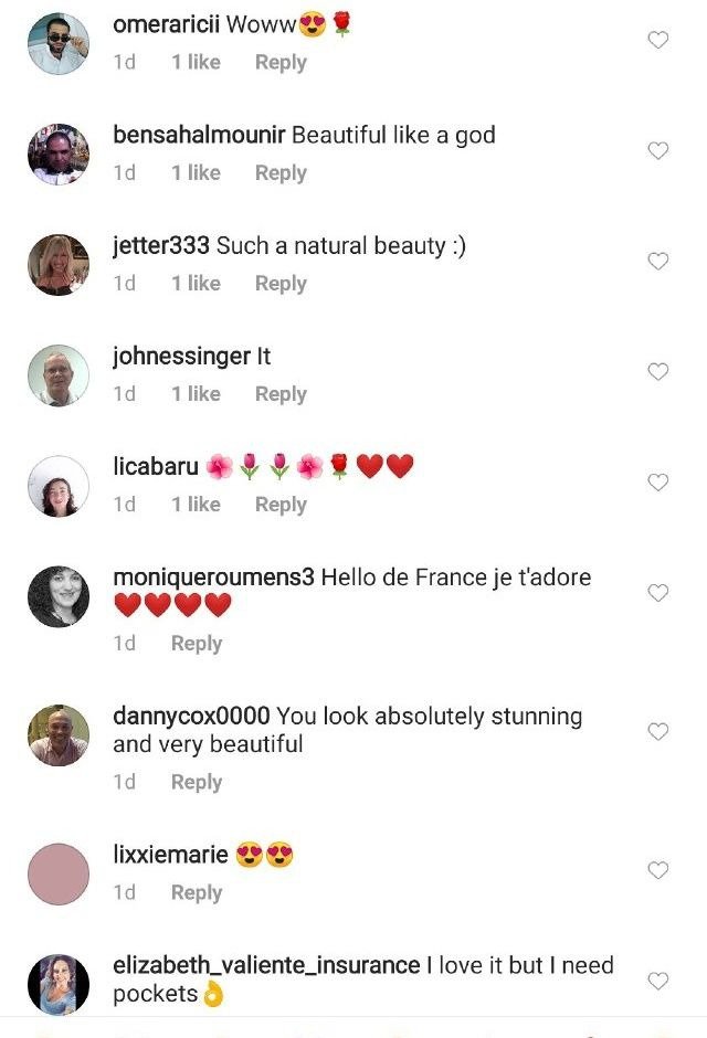 Photo of comments on Kate Hudson's Instagram post | Photo: Instagram / katehudson