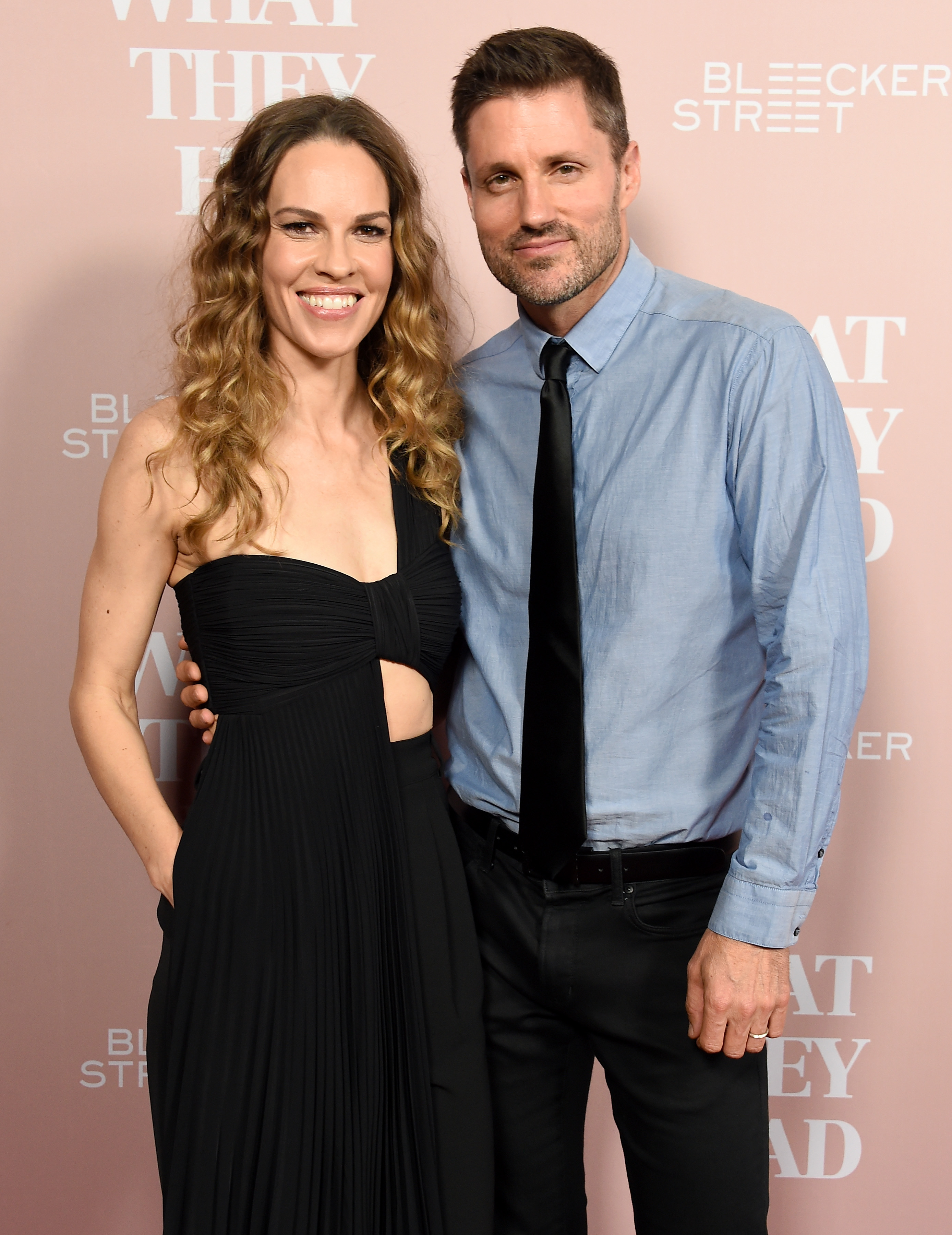 Hilary Swank and Philip Schneider at the Los Angeles Special Screening Of "What They Had" in 2018 | Source: Getty Images