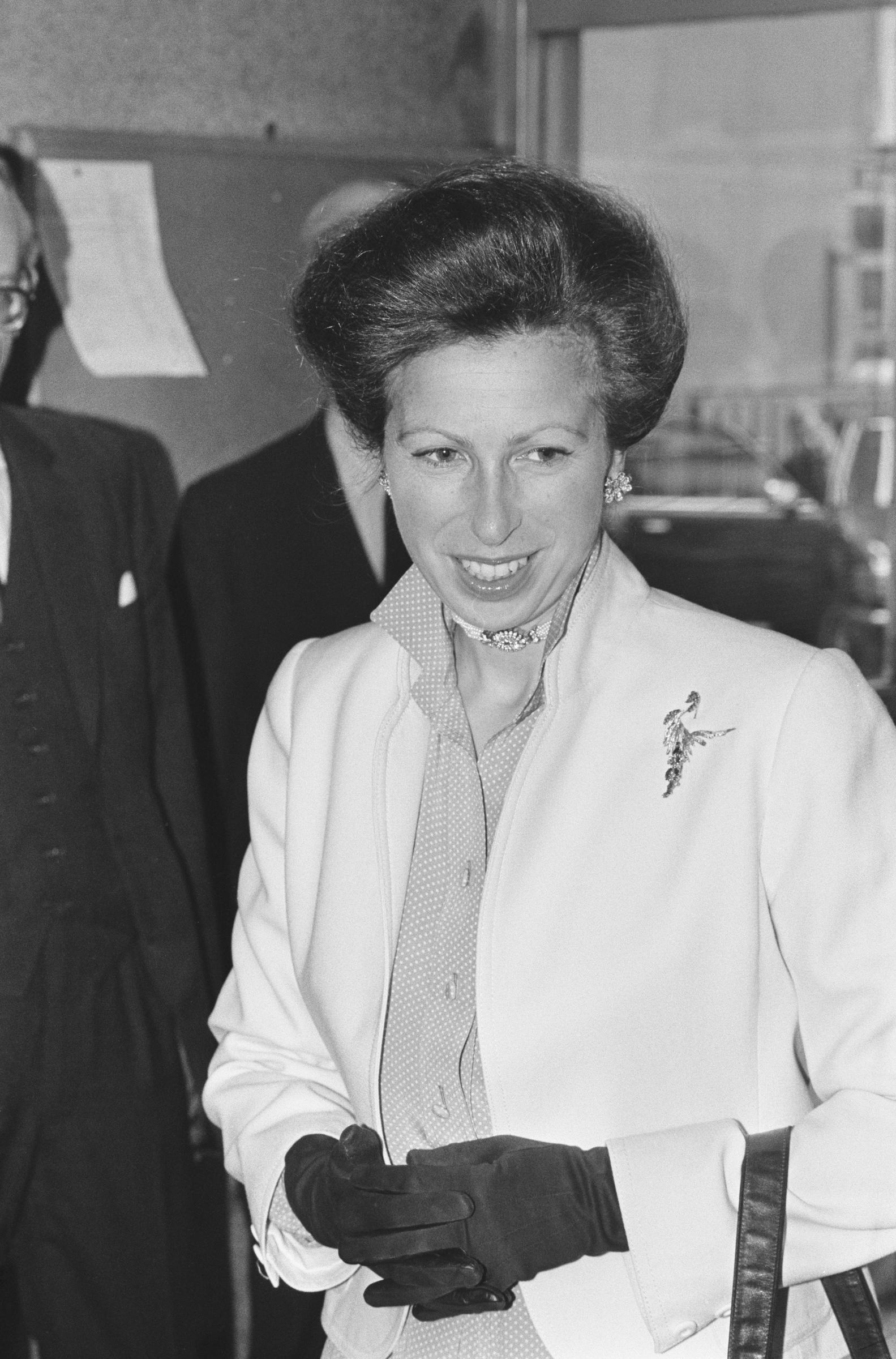 Princess Anne attends an exhibition on May 6, 1985 | Source: Getty Images