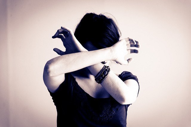 Une femme terrifiée. l Source: Flickr Une femme terrifiée. l Source: Flickr