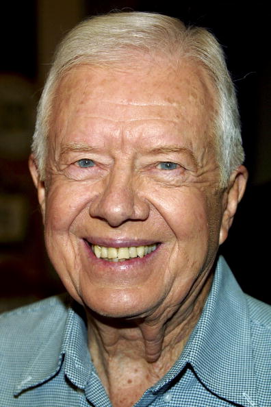 Jimmy Carter at Vromans Bookstore on December 09, 2003 in Pasadena, California | Photo: Getty Images
