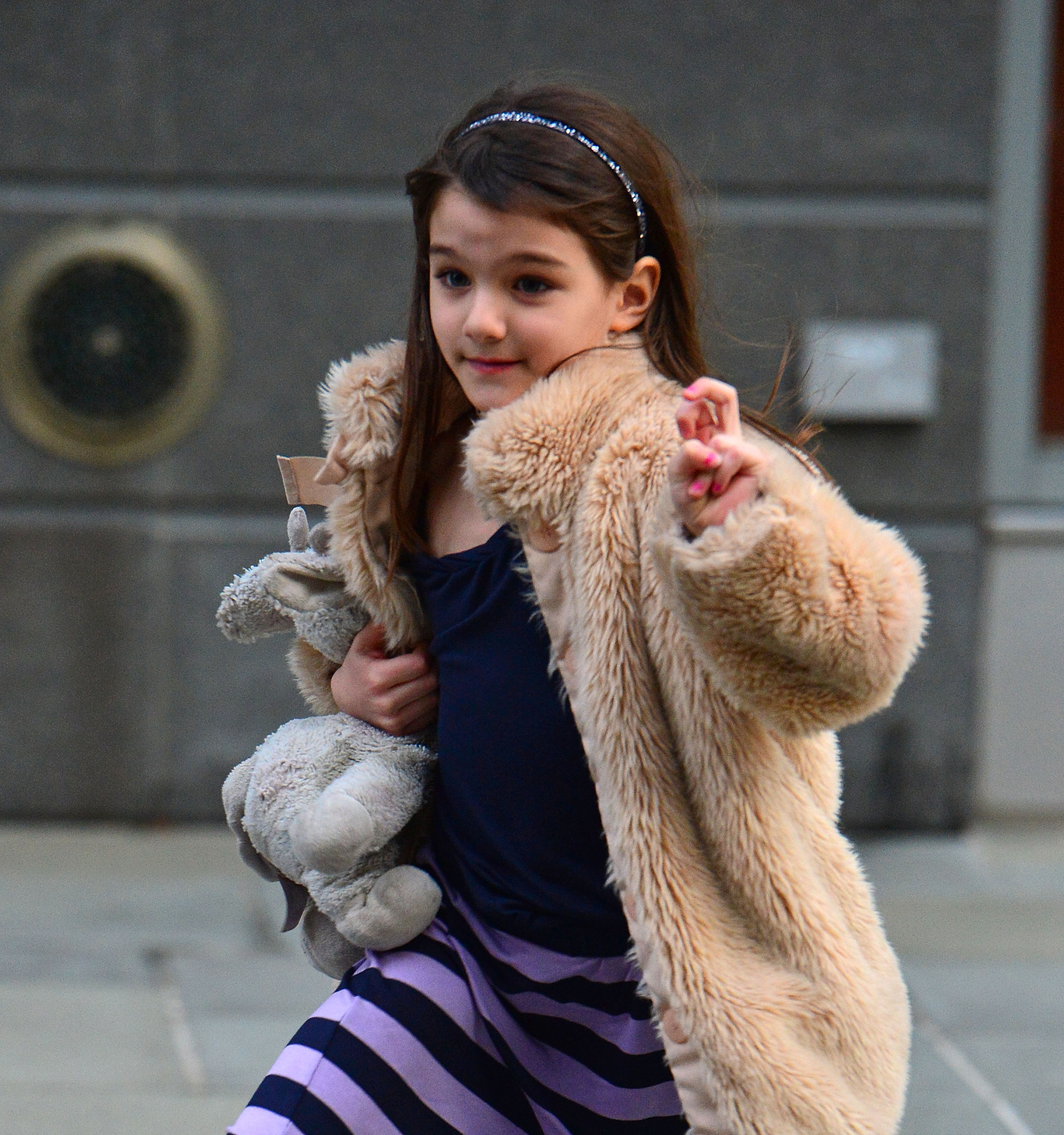 Suri Cruise on the streets of Manhattan on March 10, 2013, in New York City | Source: Getty Images