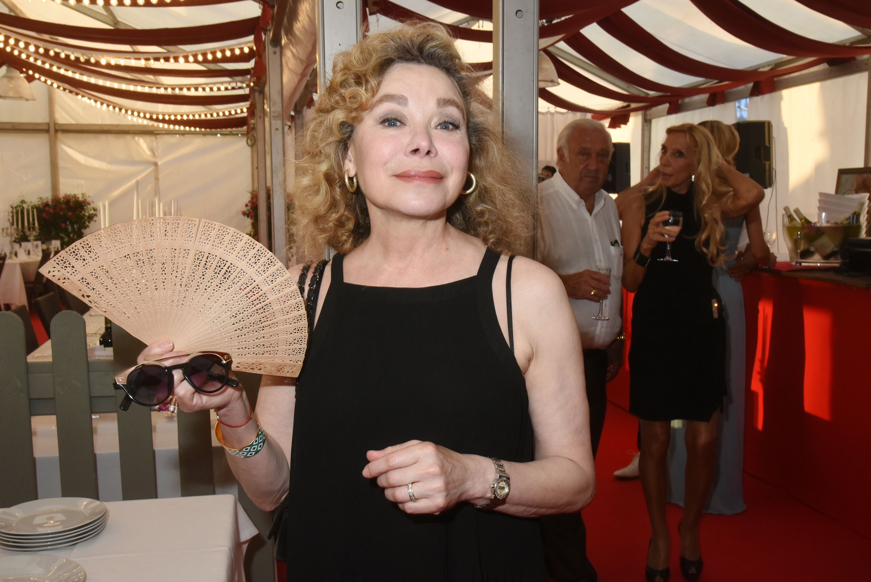 Grace de Capitani au Jardin des Tuileries le 25 juin 2019 à Paris, France. | Photo : Getty Images