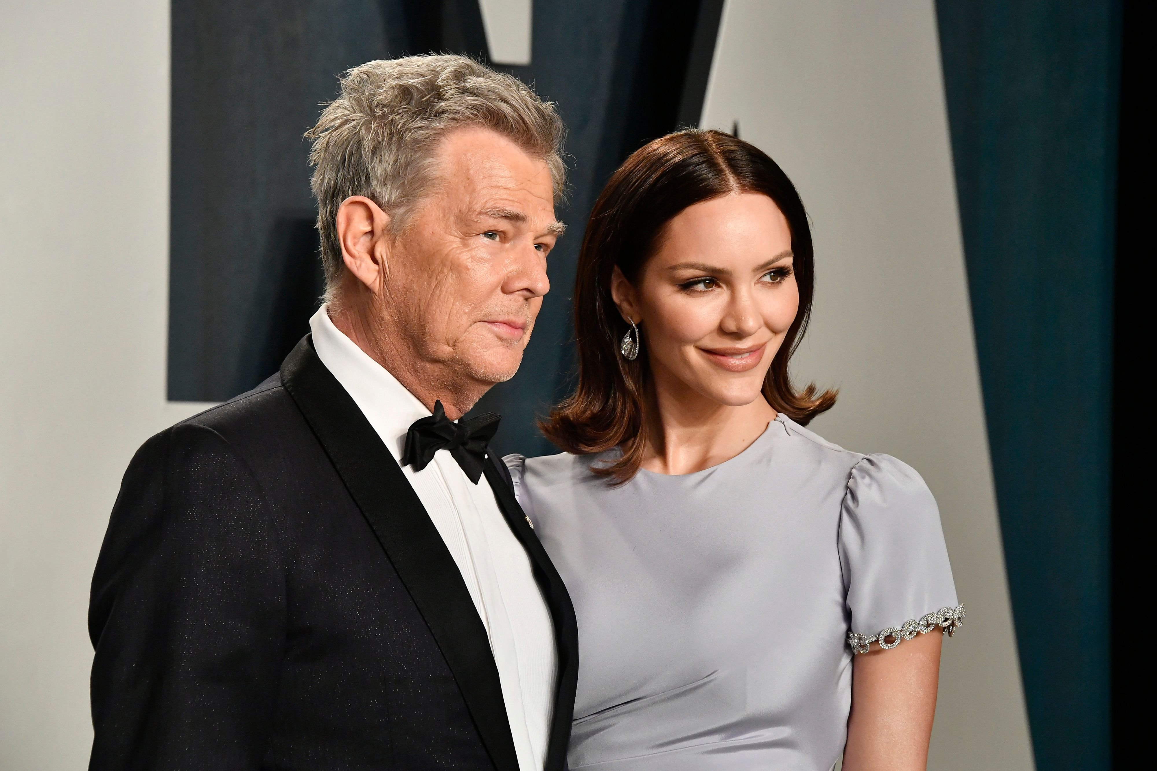 David Foster and Katharine McPhee at the 2020 Vanity Fair Oscar Party hosted by Radhika Jones at Wallis Annenberg Center for the Performing Arts on February 09, 2020 | Photo: Getty Images