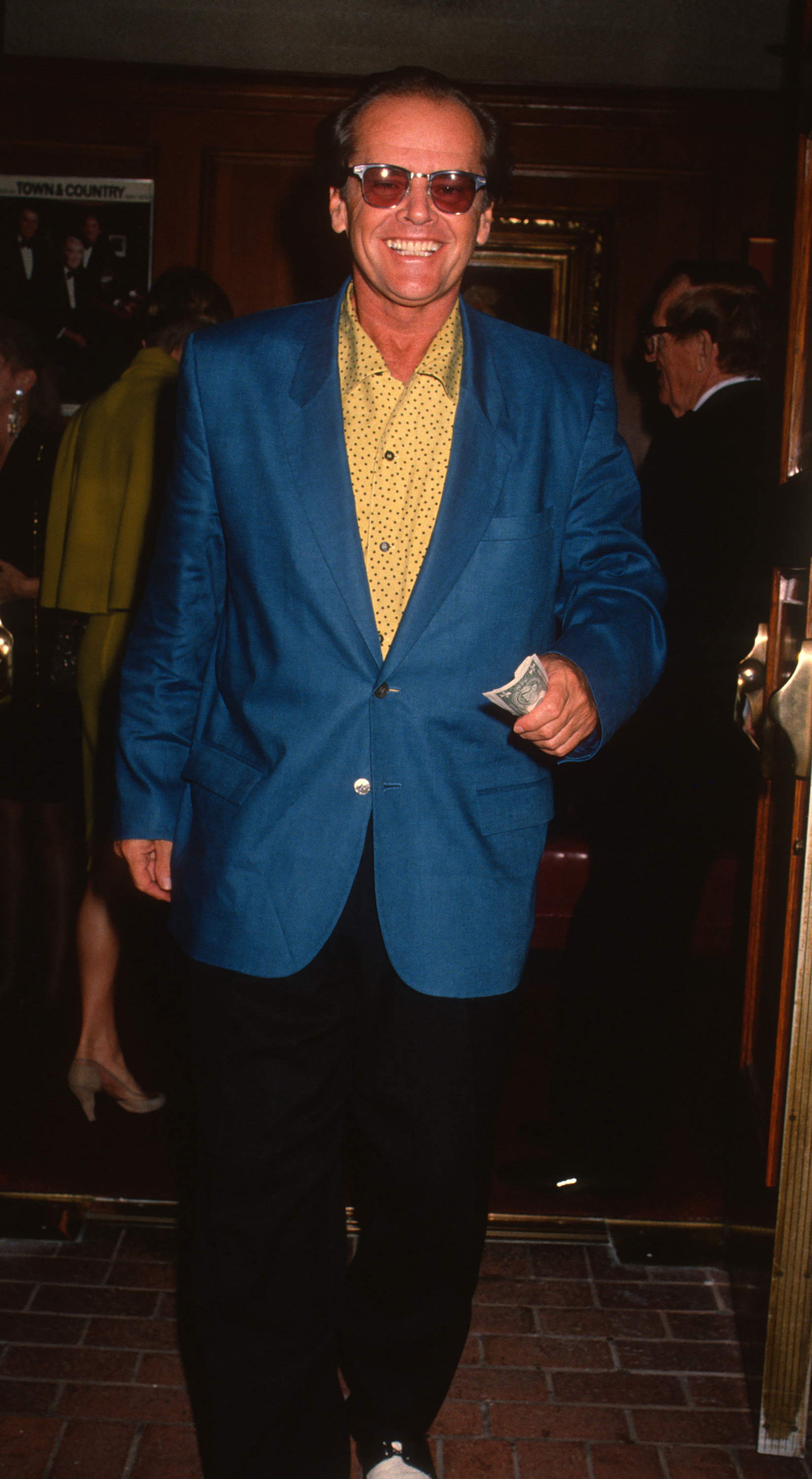 Jack Nicholson sighted at Chasen's Restaurant, Beverly Hills, California, on October 5, 1990 | Source: Getty Images