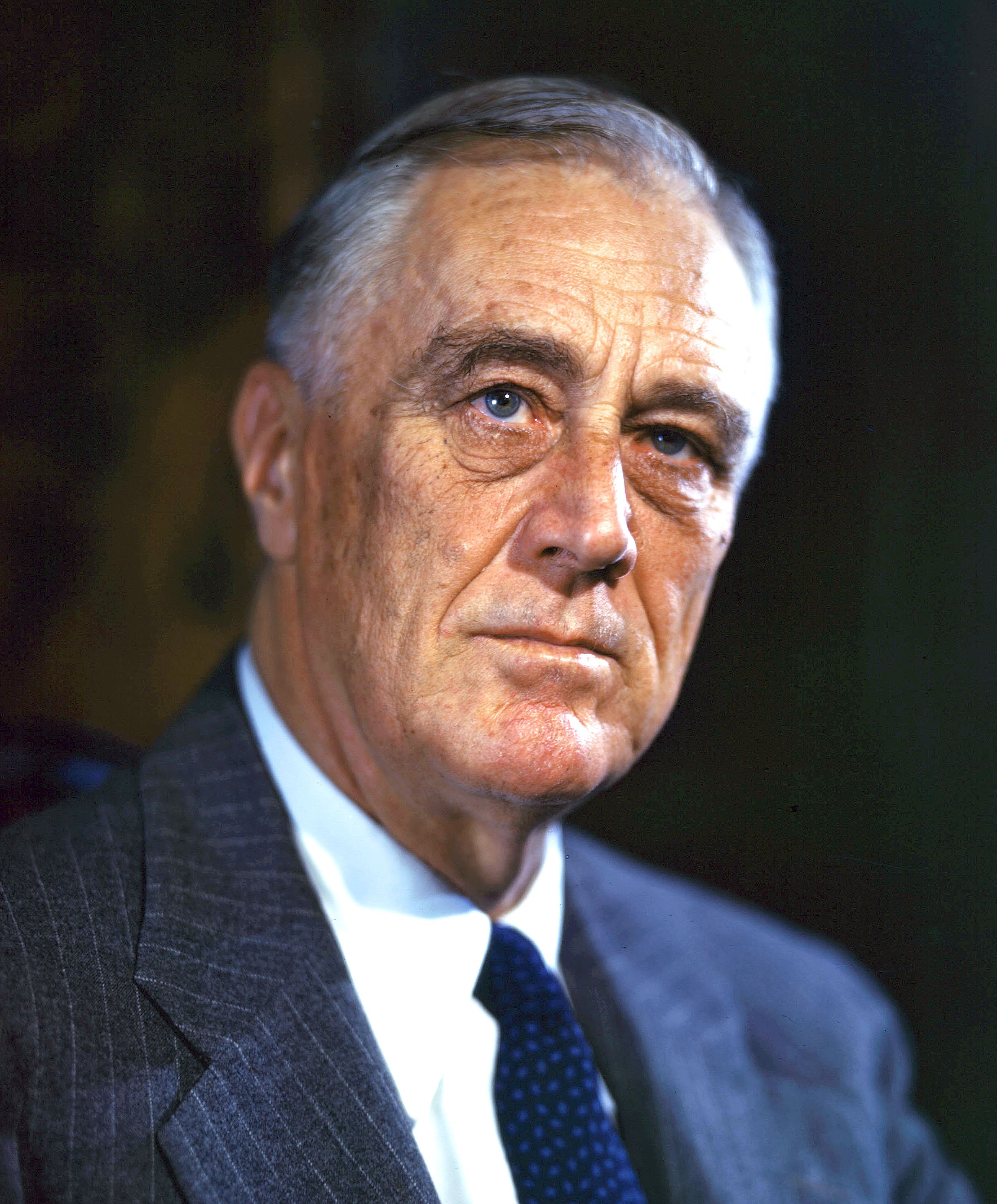A colored portrait of Franklin Delano Roosevelt | Photo: WikiJunkie, CC BY 2.0,Wikimedia Commons