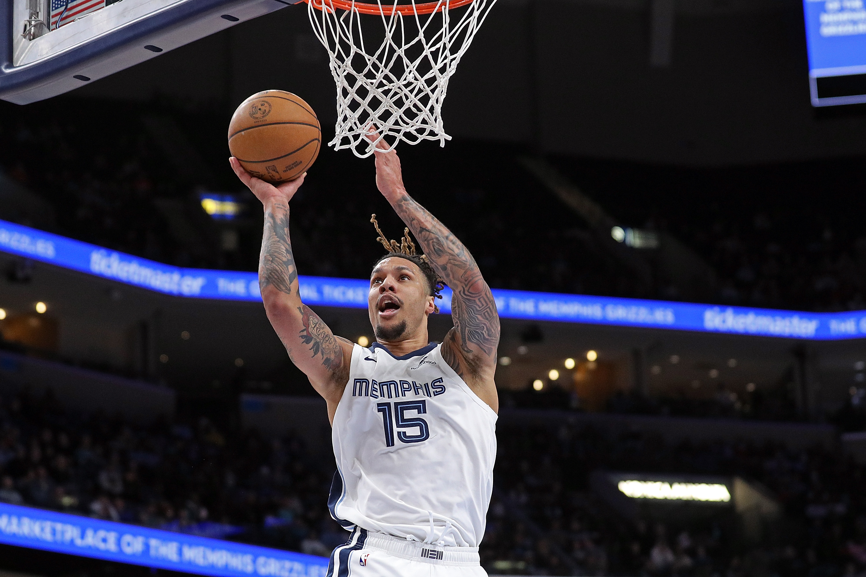 Brandon Clarke plays against the Atlanta Hawks on March 3, 2025 | Source: Getty Images