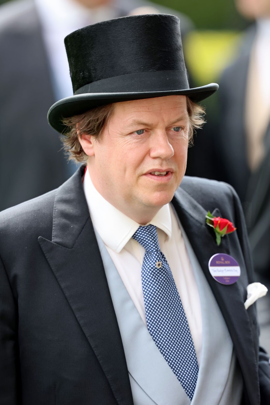 Tom Parker Bowles attended day one of Royal Ascot on June 18, 2024, in England, dressed in the event’s traditional attire. Known for embracing his own public life, Tom maintains ties to the royal family while carving his unique path. | Source: Getty Images