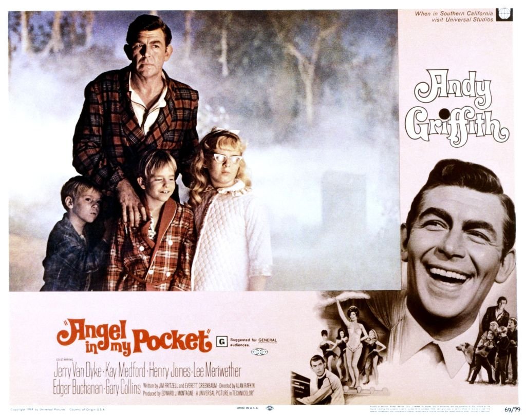 Todd Starke, Andy Griffith, (back), Buddy Foster, Amber Smale, in "Angel In My Pocket" in 1969 | Photo: Getty Images