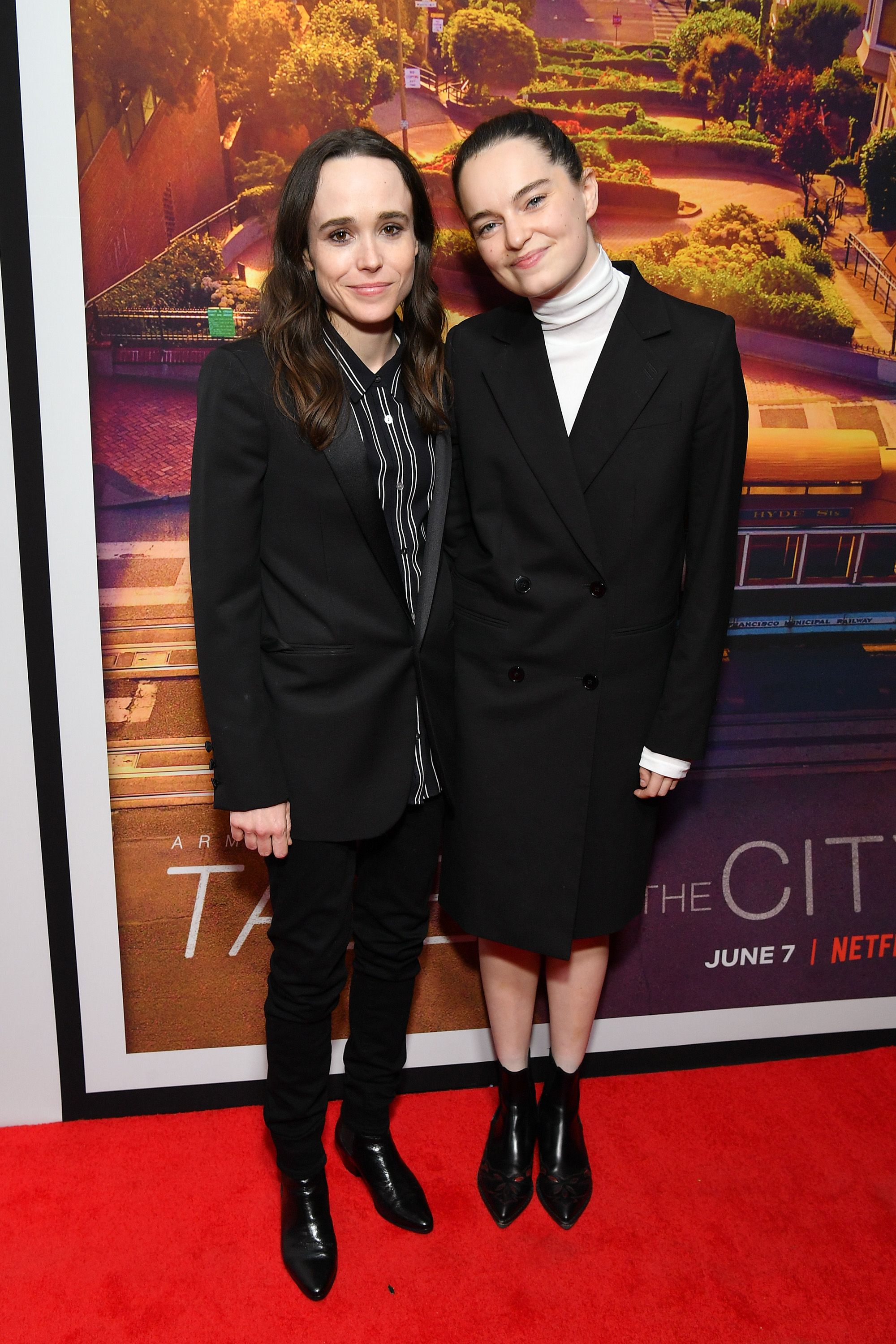 Elliot Page and Emma Portner at the "Tales of the City" New York premiere at The Metrograph on June 03, 2019 | Photo: Getty Images